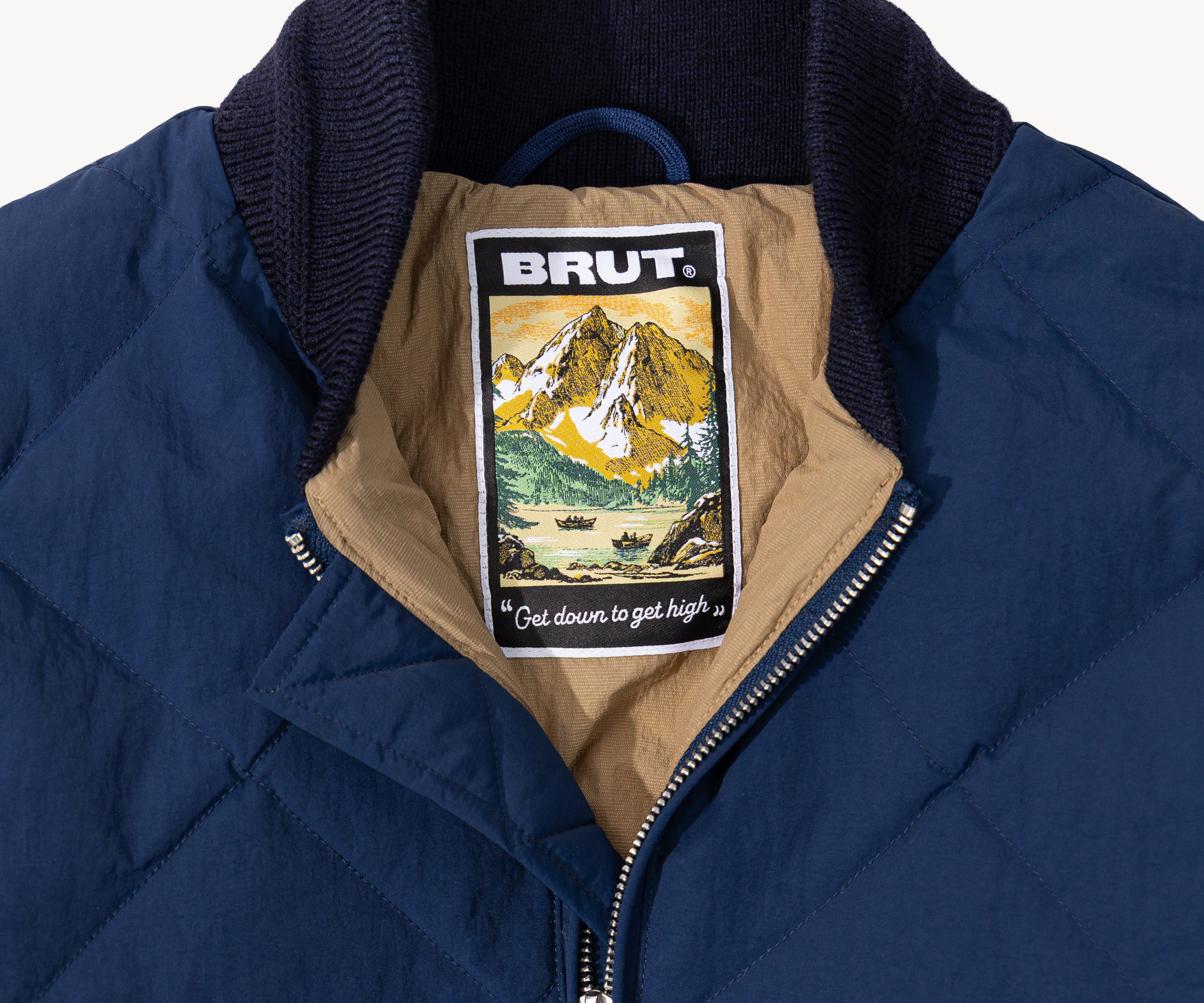 THE DOWN JACKET Manteaux et vestes X-SMALL / BLEU MARINE - BRUT Clothing