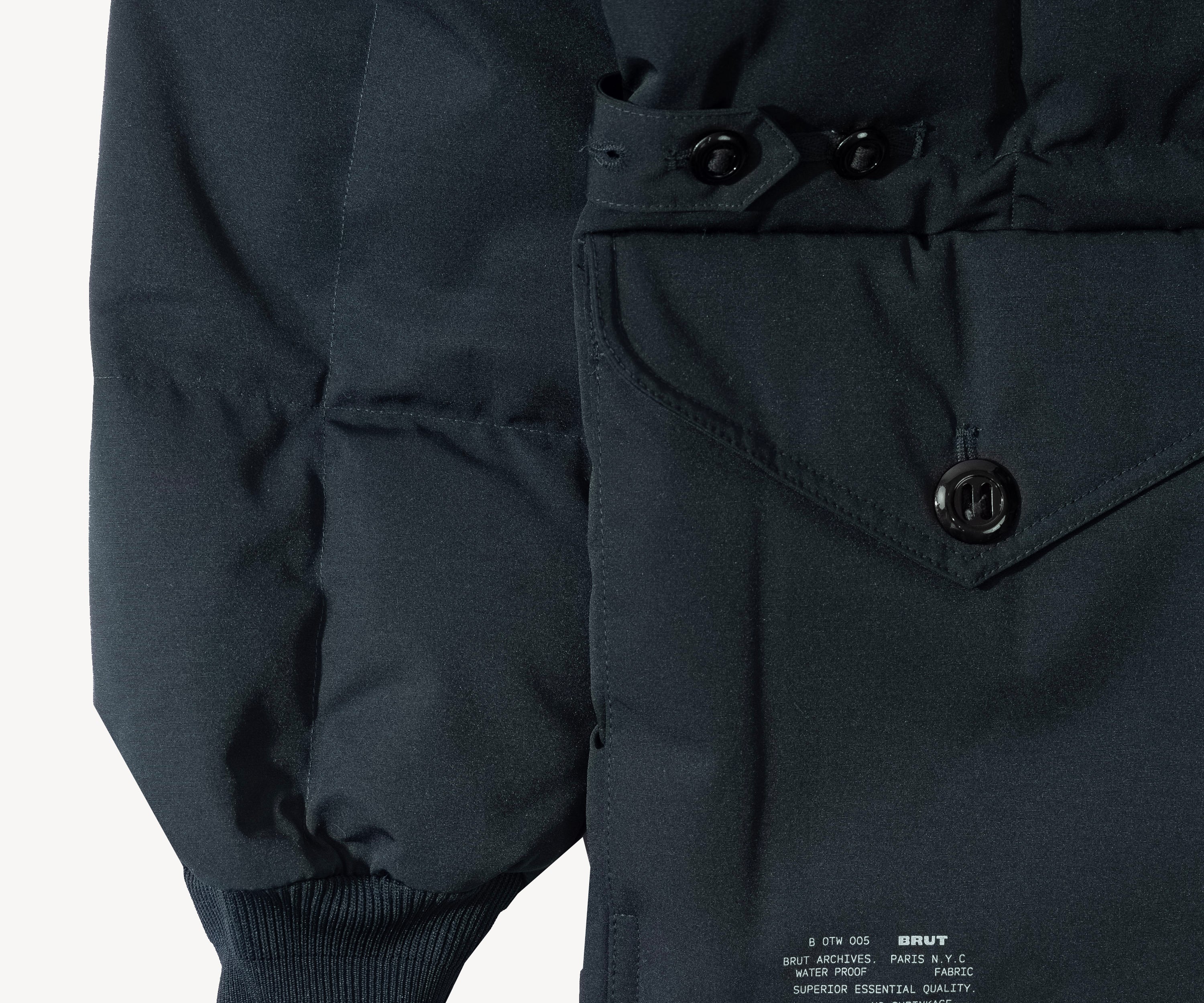 THE DOWN PARKA Manteaux et vestes X-SMALL / BLEU MARINE - BRUT Clothing