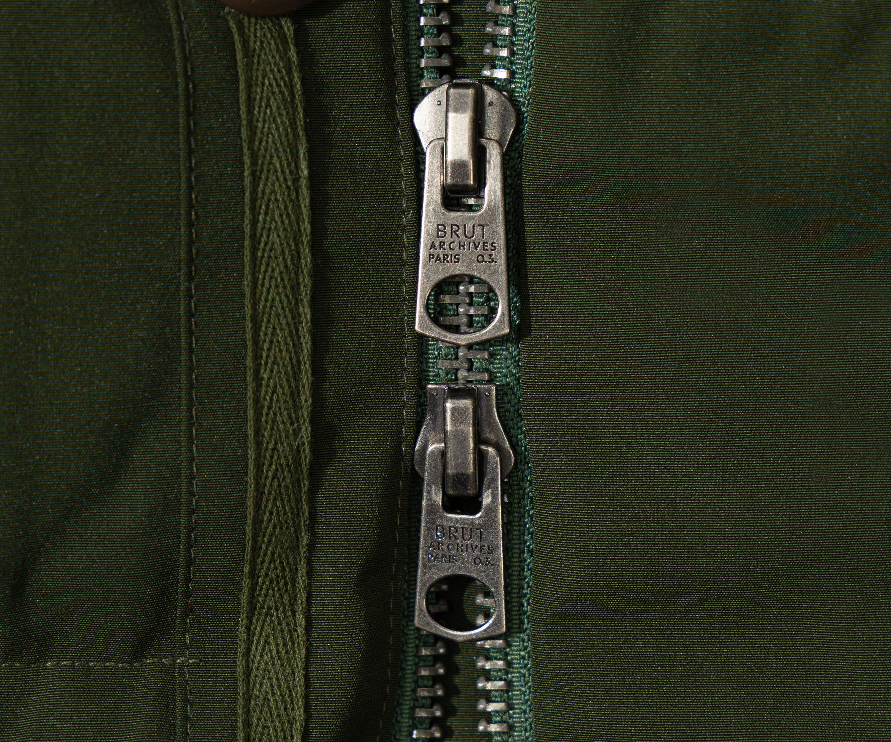 THE DOWN PARKA Manteaux et vestes X-SMALL / VERT OLIVE - BRUT Clothing