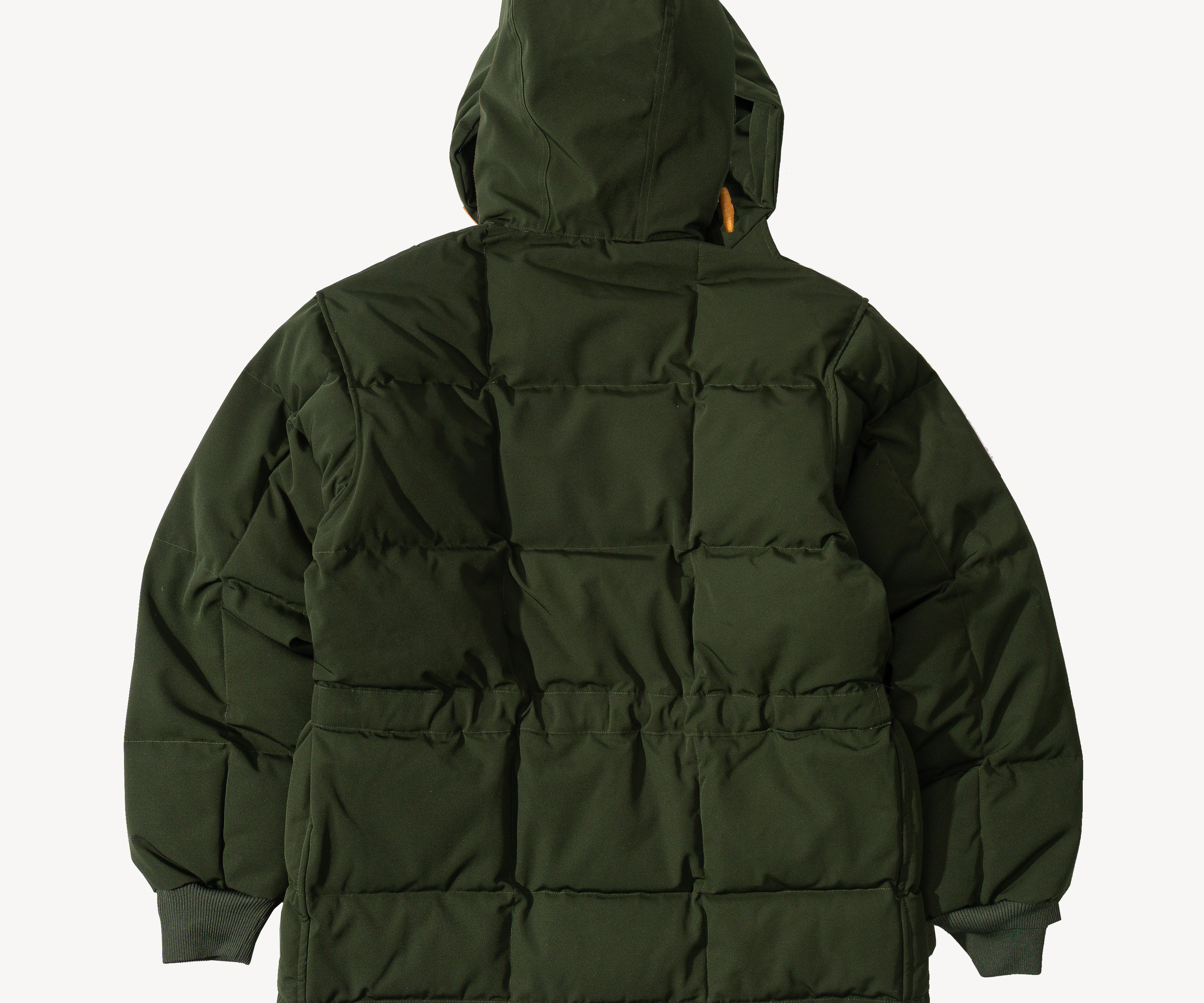 THE DOWN PARKA Manteaux et vestes X-SMALL / VERT OLIVE - BRUT Clothing