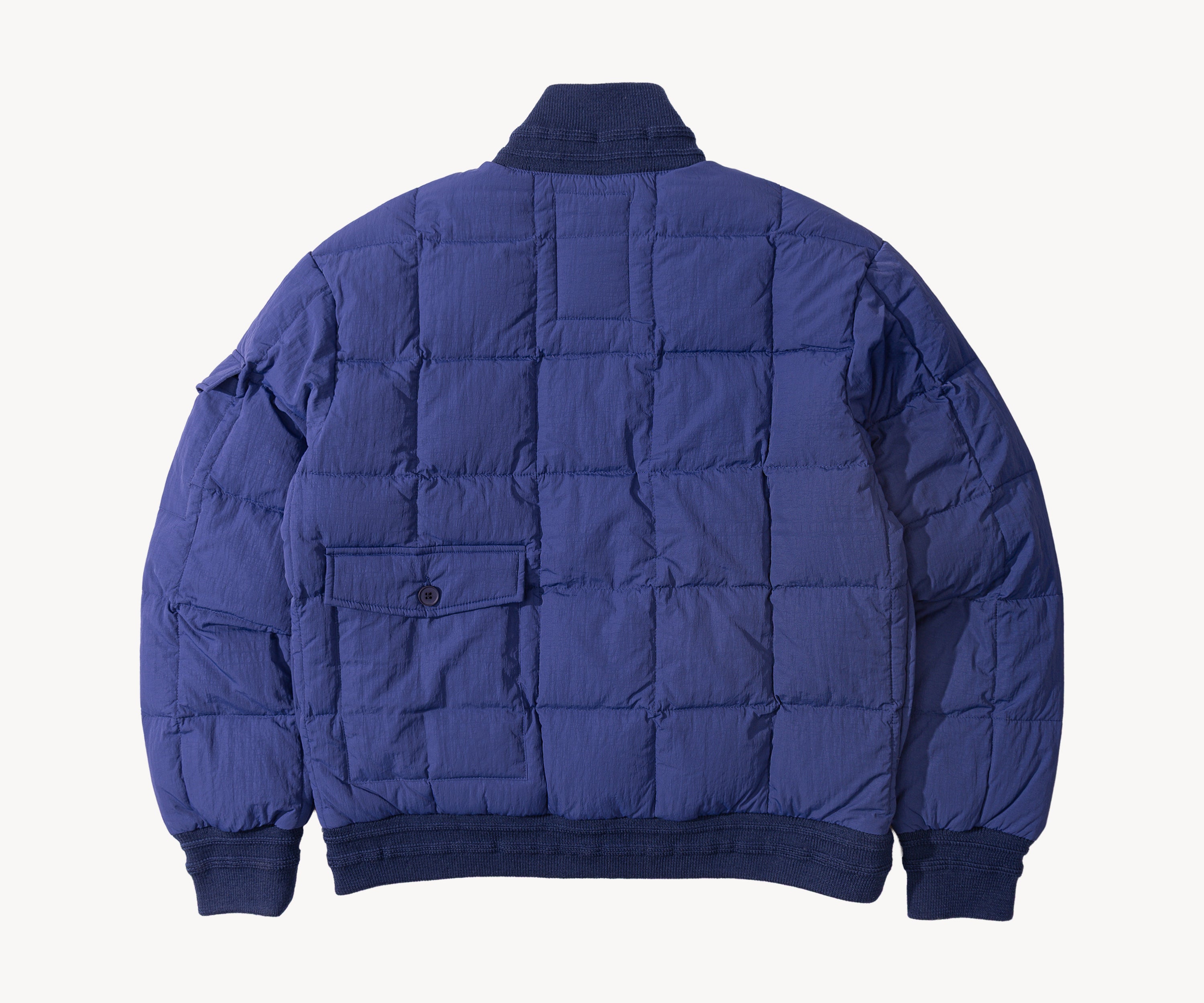 THE DOWN SWEATER Coats & Jackets X-SMALL / NAVY - BRUT Clothing