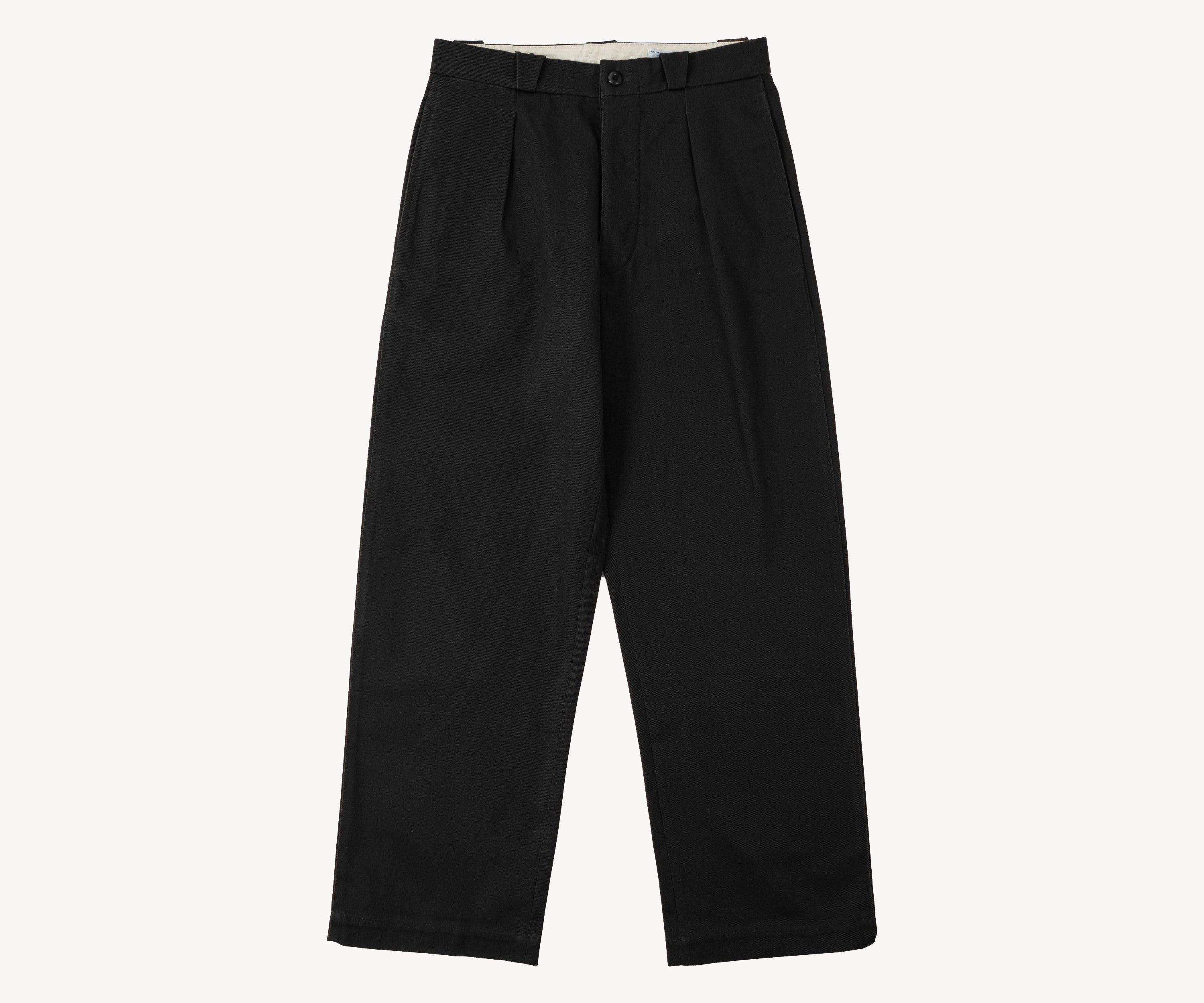 THE ELEPHANT PANTS Pants US26 / FR36 / BLACK HEAVY WEIGHT - BRUT Clothing