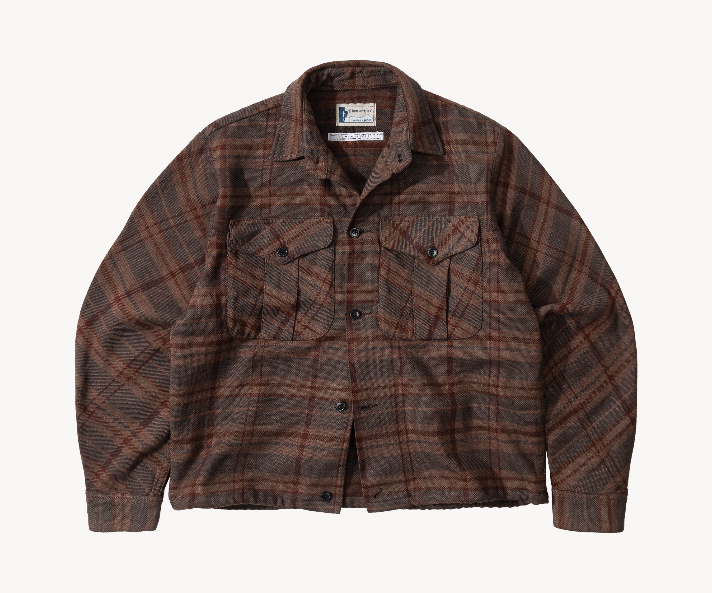 THE EQUIPMENT SHIRT Pantalon X SMALL / MARRON - BRUT Clothing