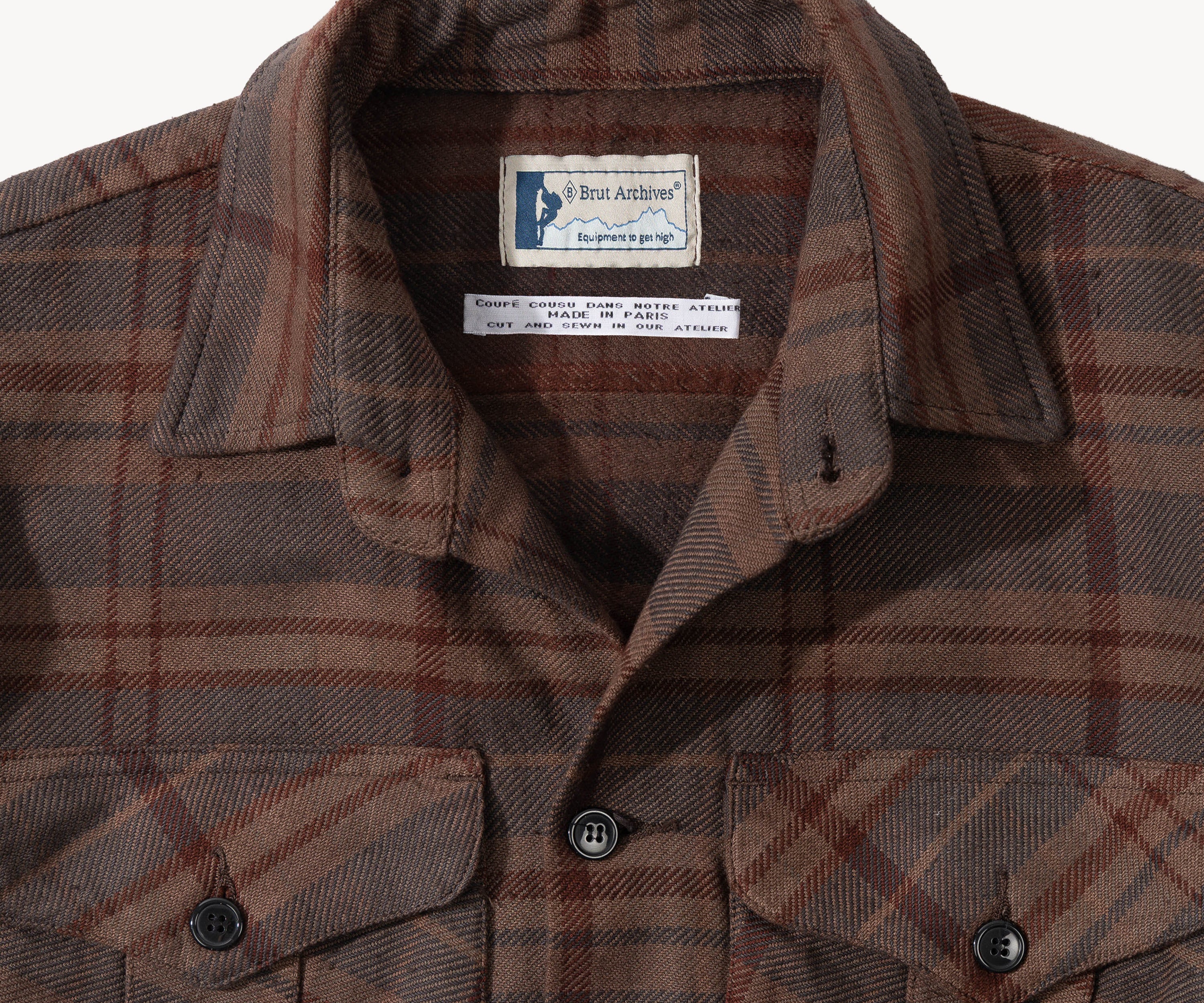 THE EQUIPMENT SHIRT Pantalon X SMALL / MARRON - BRUT Clothing