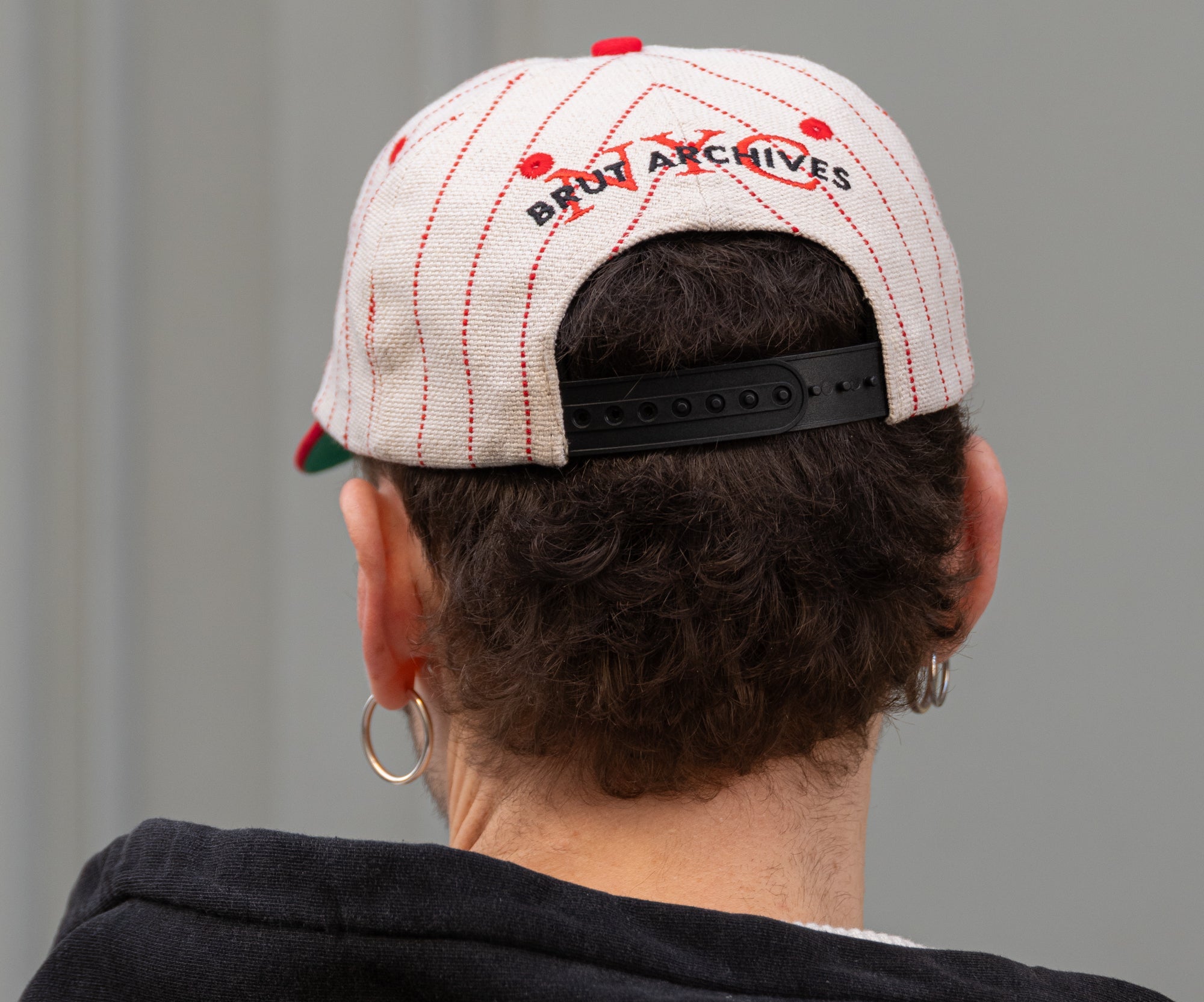 THE BASEBALL CAP Hats and Caps ECRU / RED - BRUT Clothing