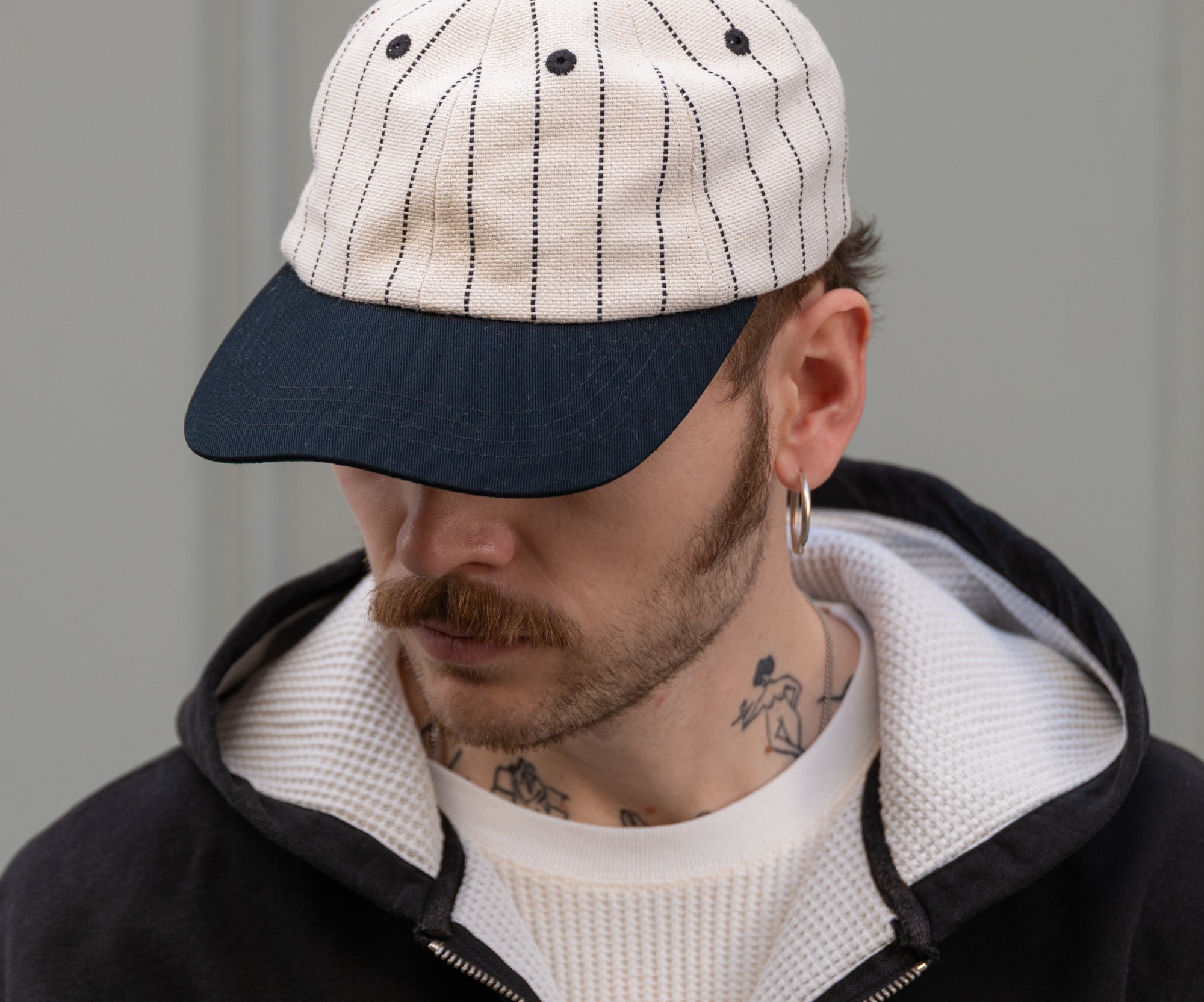 THE BASEBALL CAP Hats and Caps ECRU / BLACK - BRUT Clothing