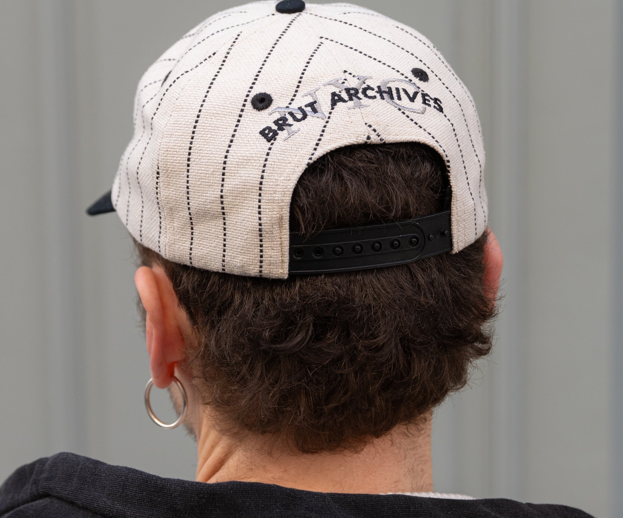 THE BASEBALL CAP Hats and Caps ECRU / BLACK - BRUT Clothing