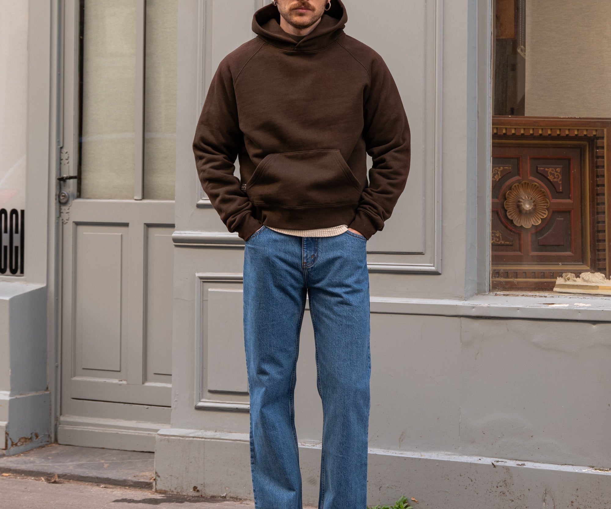 THE BEST SWEAT Sweatshirts X-SMALL / BROWN - BRUT Clothing