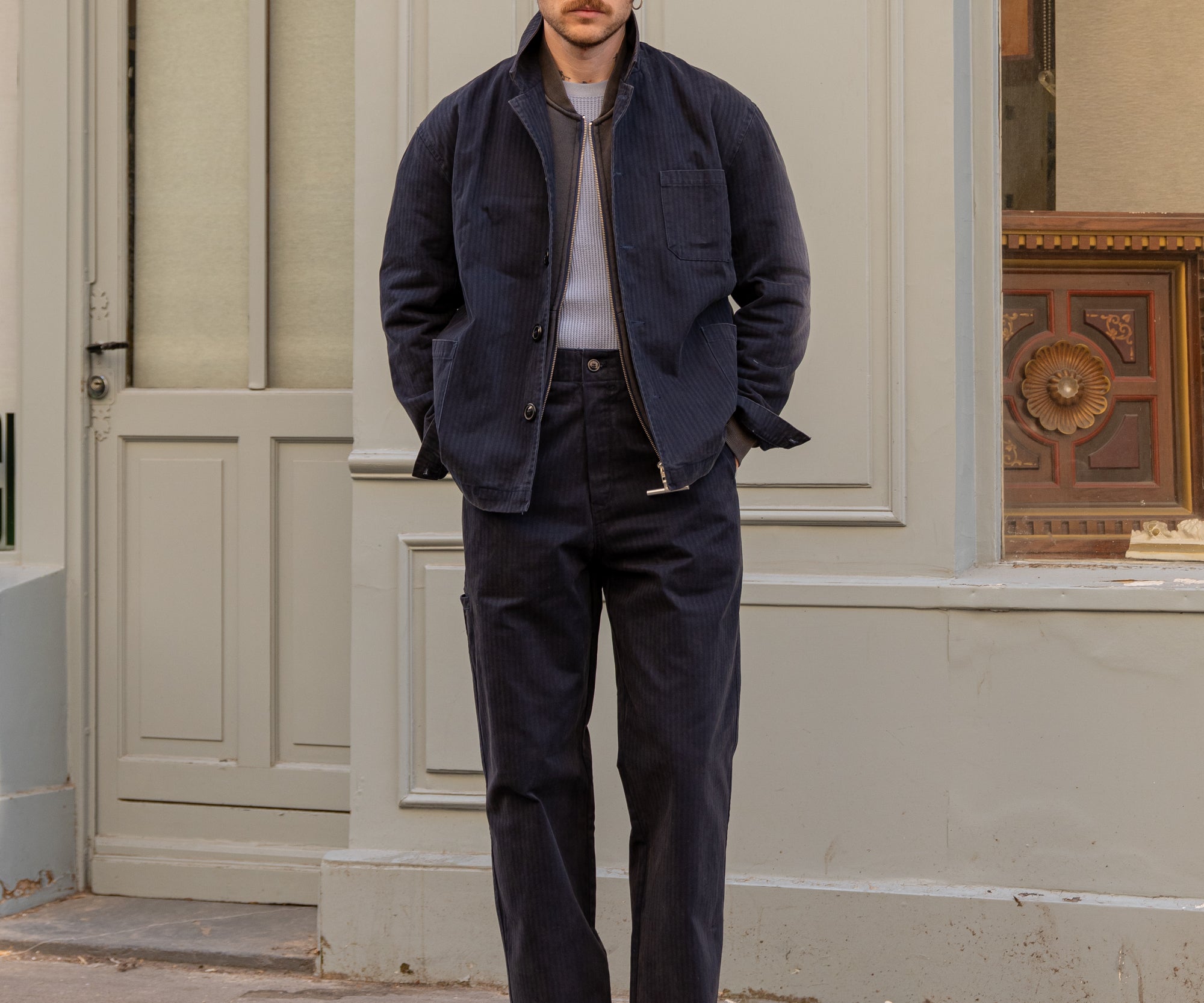 THE UTILITY JACKET Manteaux et vestes TAILLE S / BLEU MARINE - BRUT Clothing
