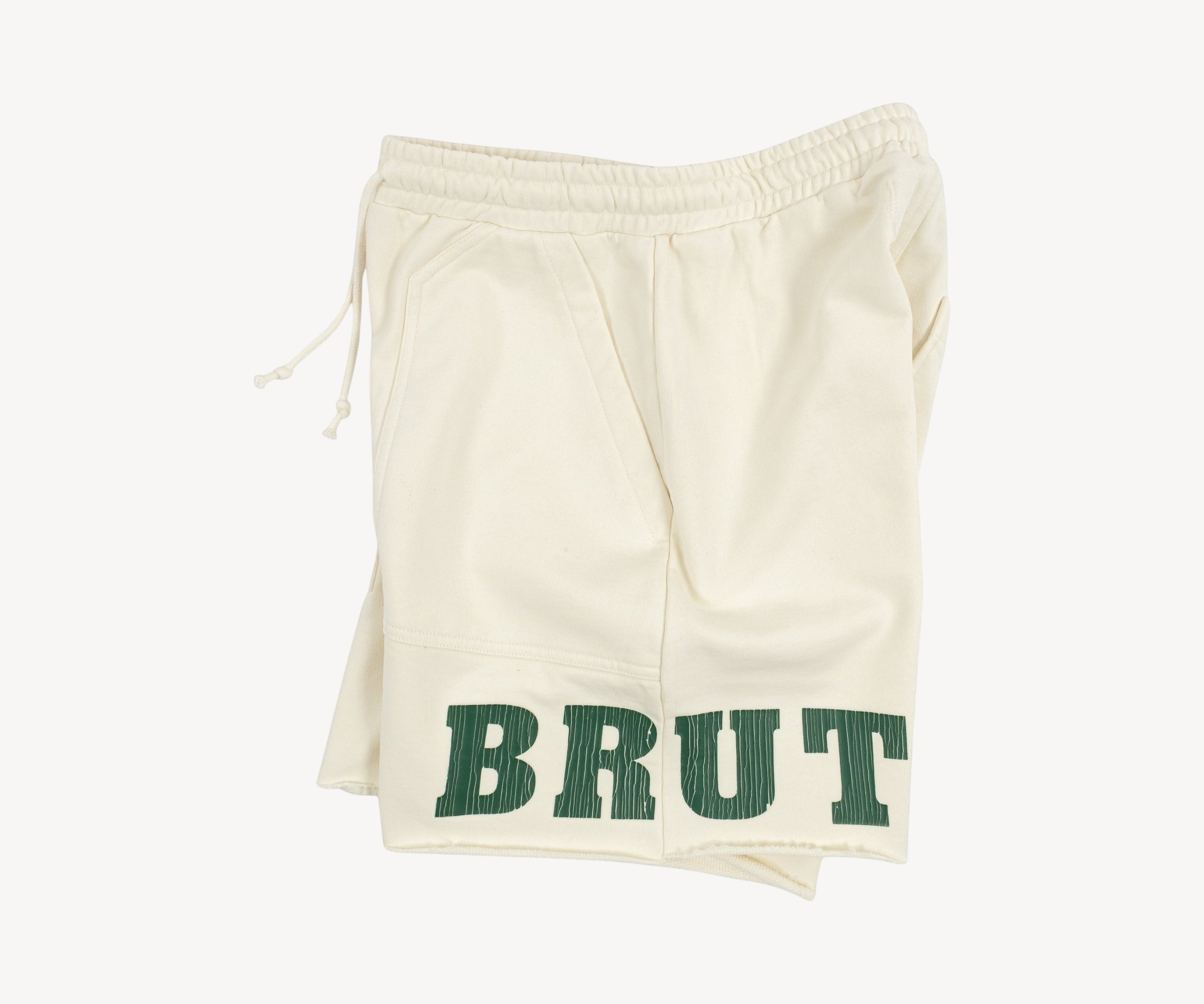 THE FATIGUE JERSEY SHORT Short S / ECRU - BRUT Clothing