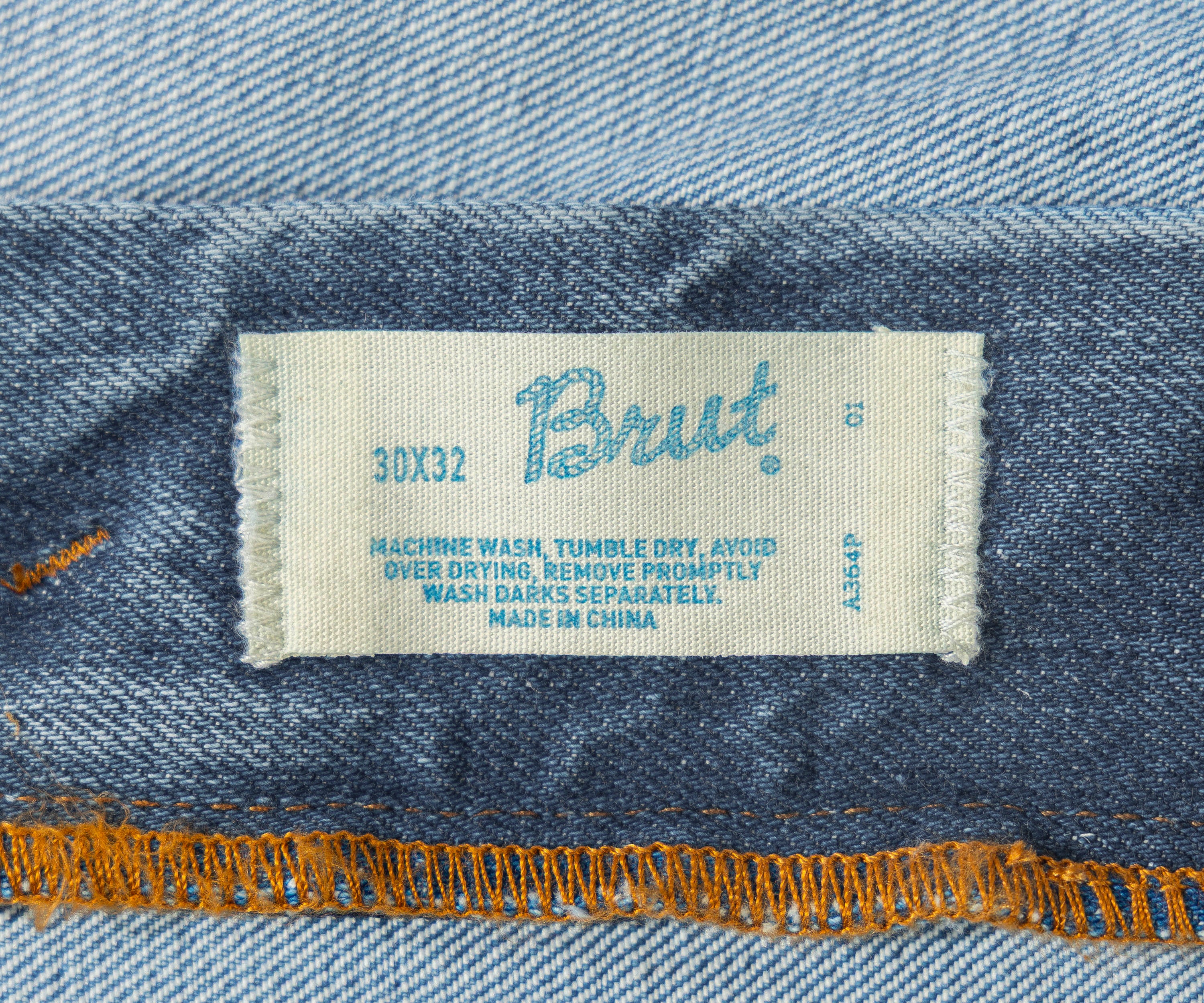 THE FLARE DENIM Pants US26 / FR36 / BLUE STONE WASH - BRUT Clothing