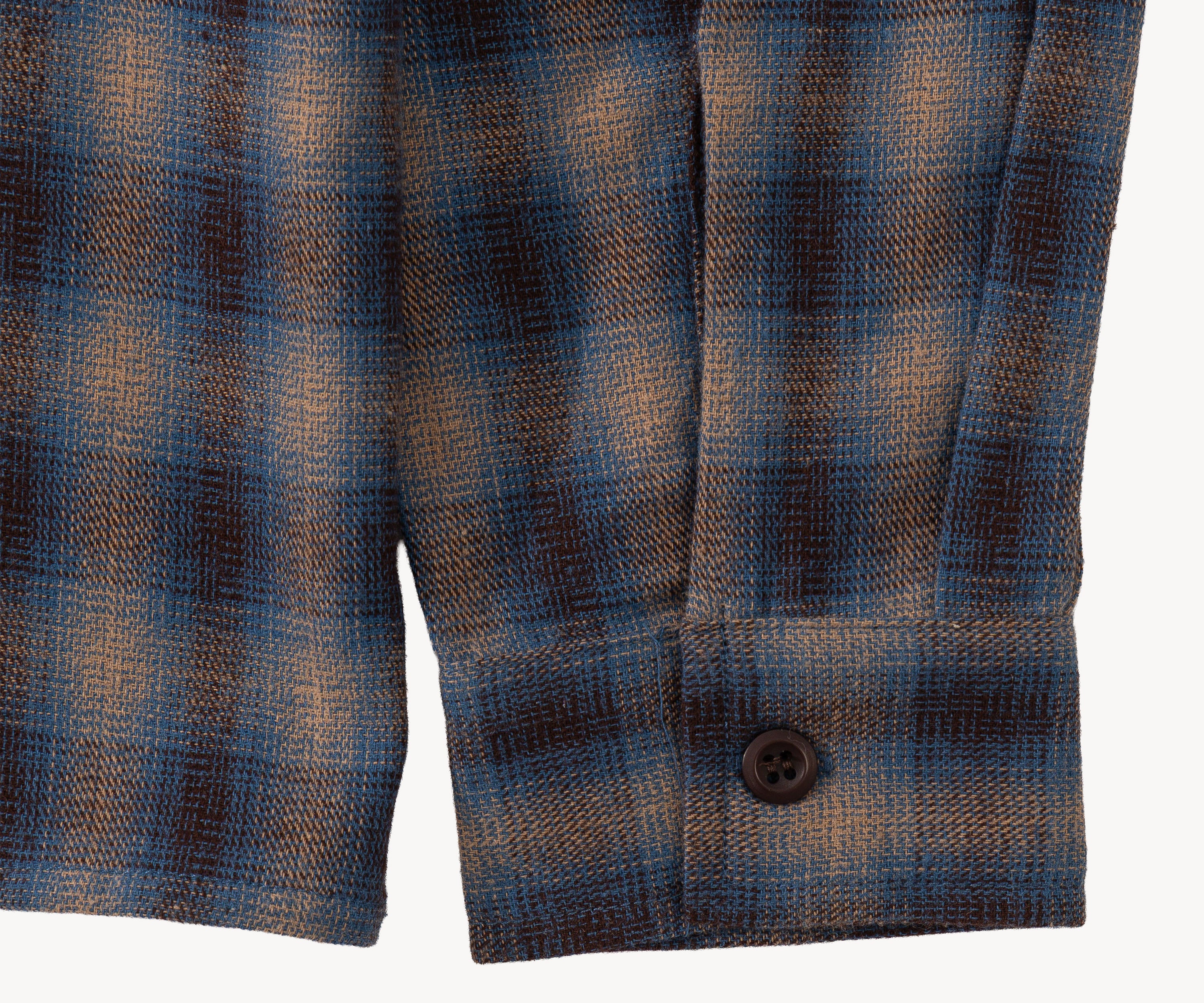 THE HIGH TRAIL SHIRT T-shirts TAILLE S / MARRON / BLEU - BRUT Clothing