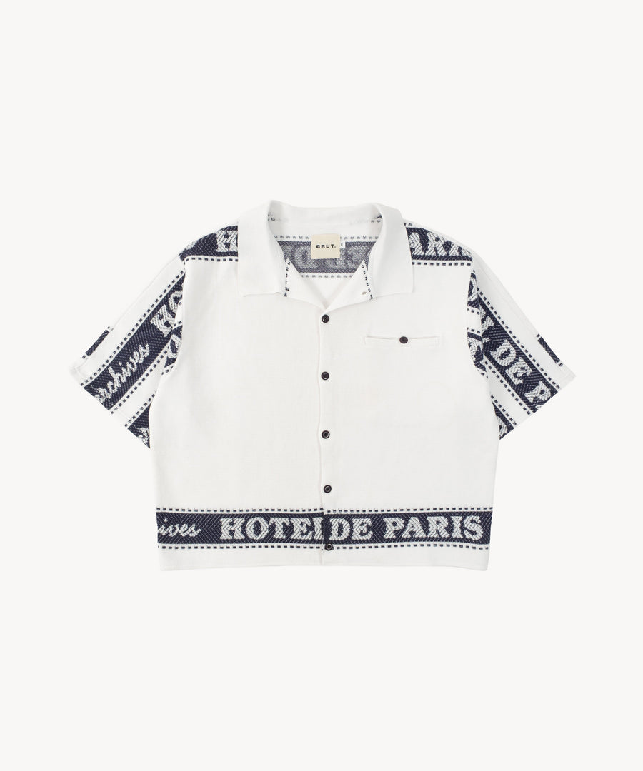 THE CROPPED HÔTEL DE PARIS SHIRT