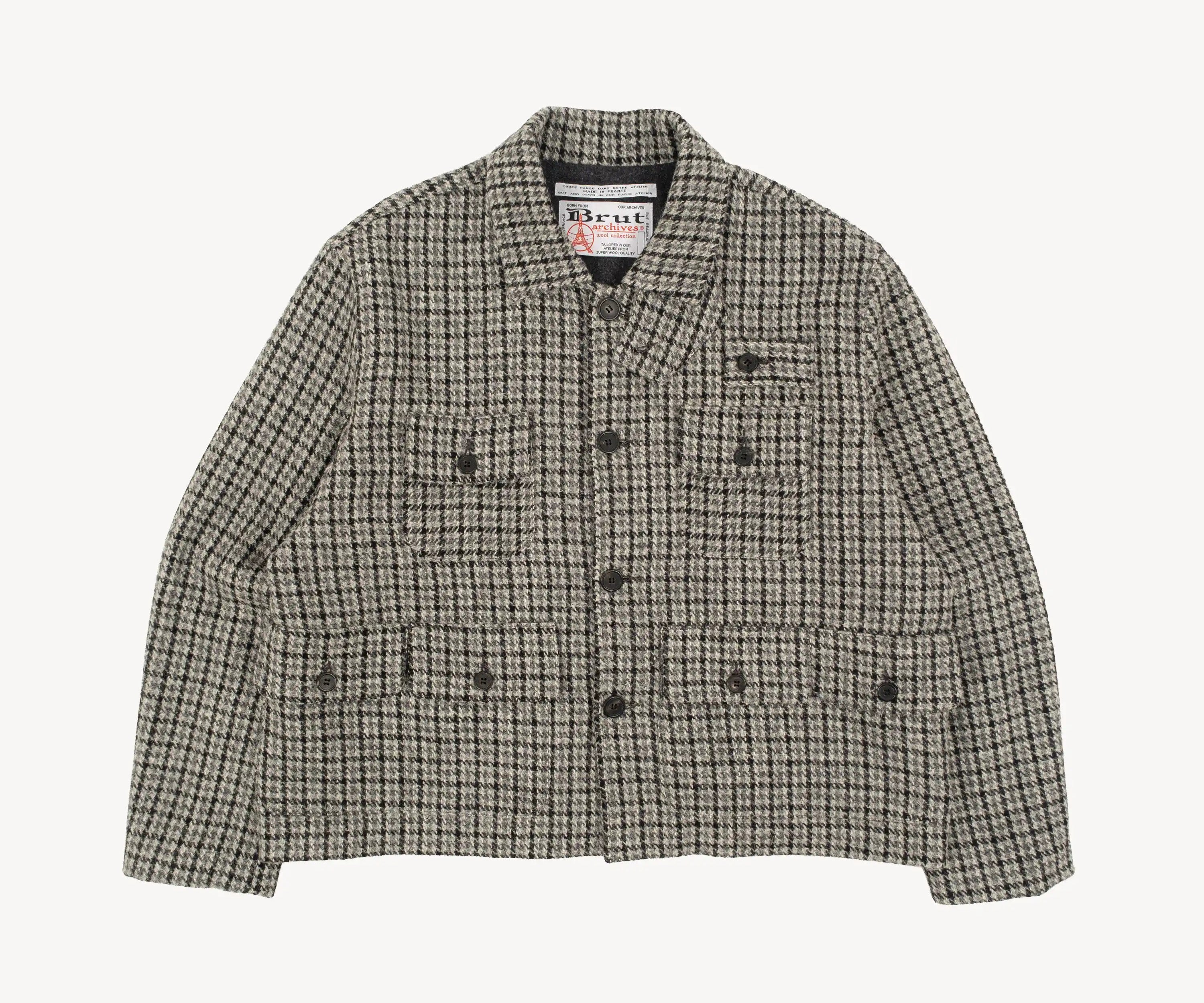 REWORK® SEVEN POCKET JACKET Coats & Jackets SMALL / GREY - BRUT Clothing