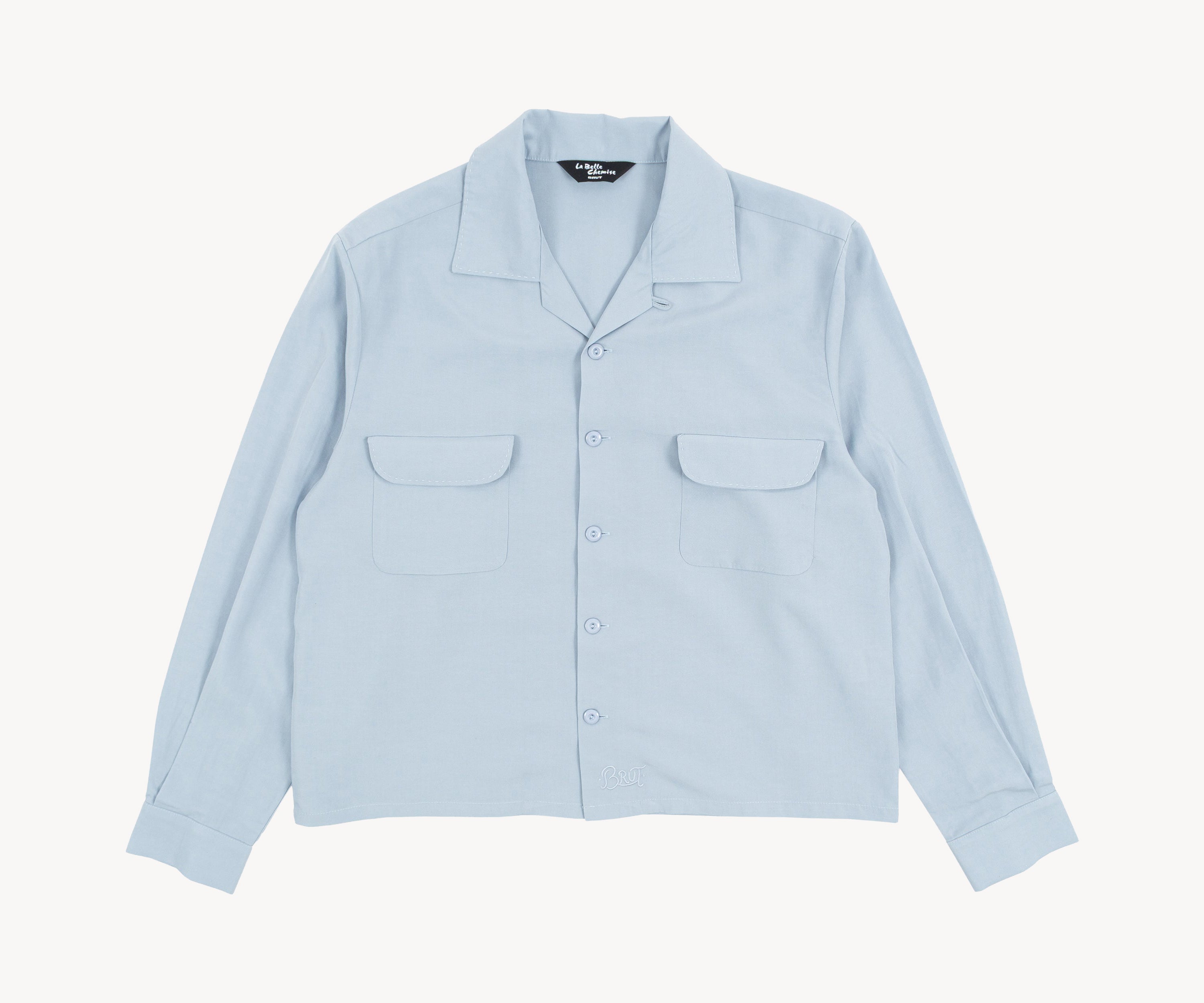LA BELLE CHEMISE Chemises X-SMALL / BLEU CLAIR - BRUT Clothing