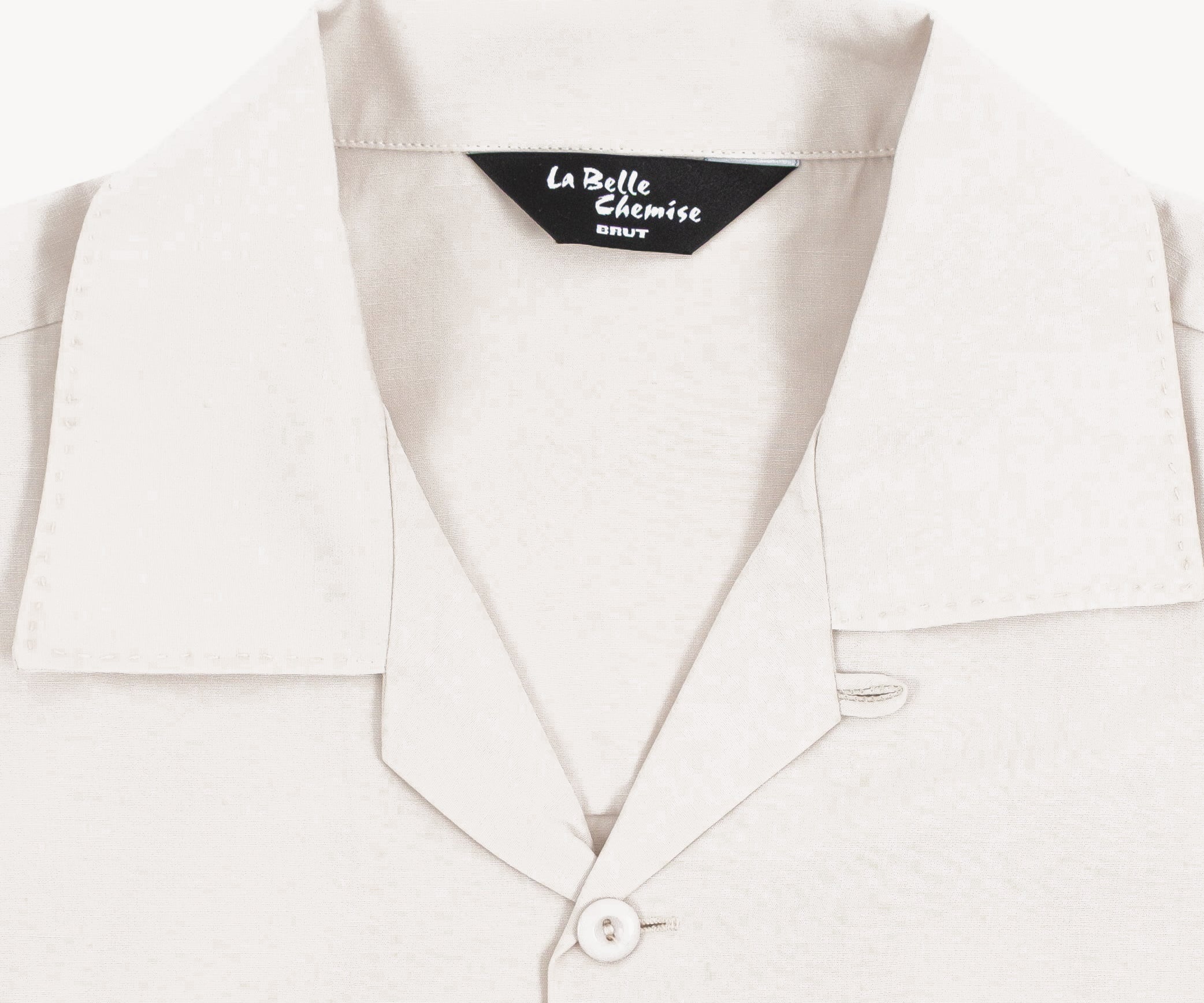 LA BELLE CHEMISE Chemises X-SMALL / ÉCRU - BRUT Clothing