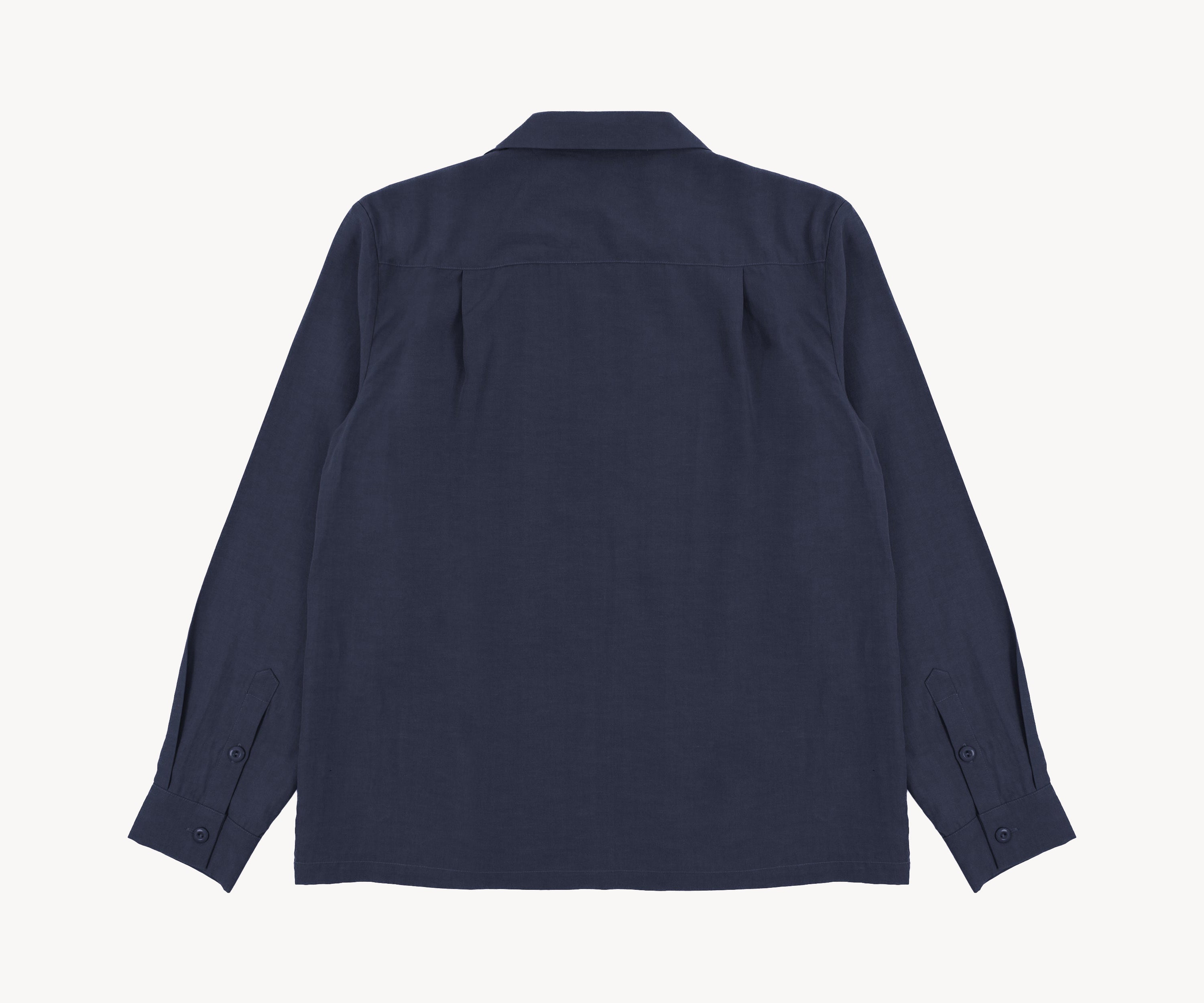 LA GRANDE CHEMISE Chemises X-SMALL / BLEU MARINE - BRUT Clothing