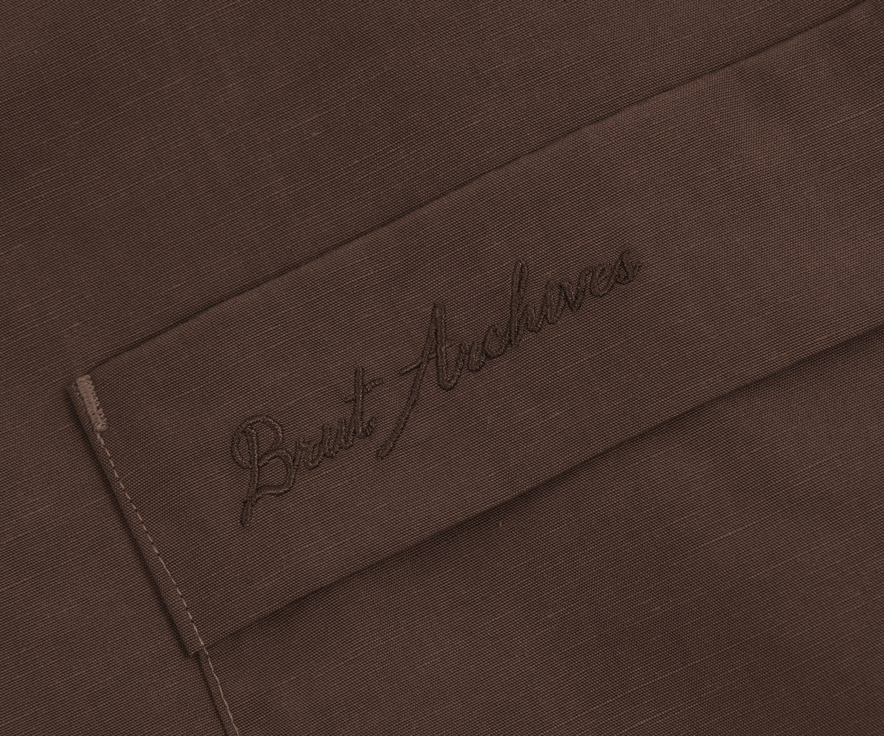 LA GRANDE CHEMISE Chemises X-SMALL / MARRON - BRUT Clothing