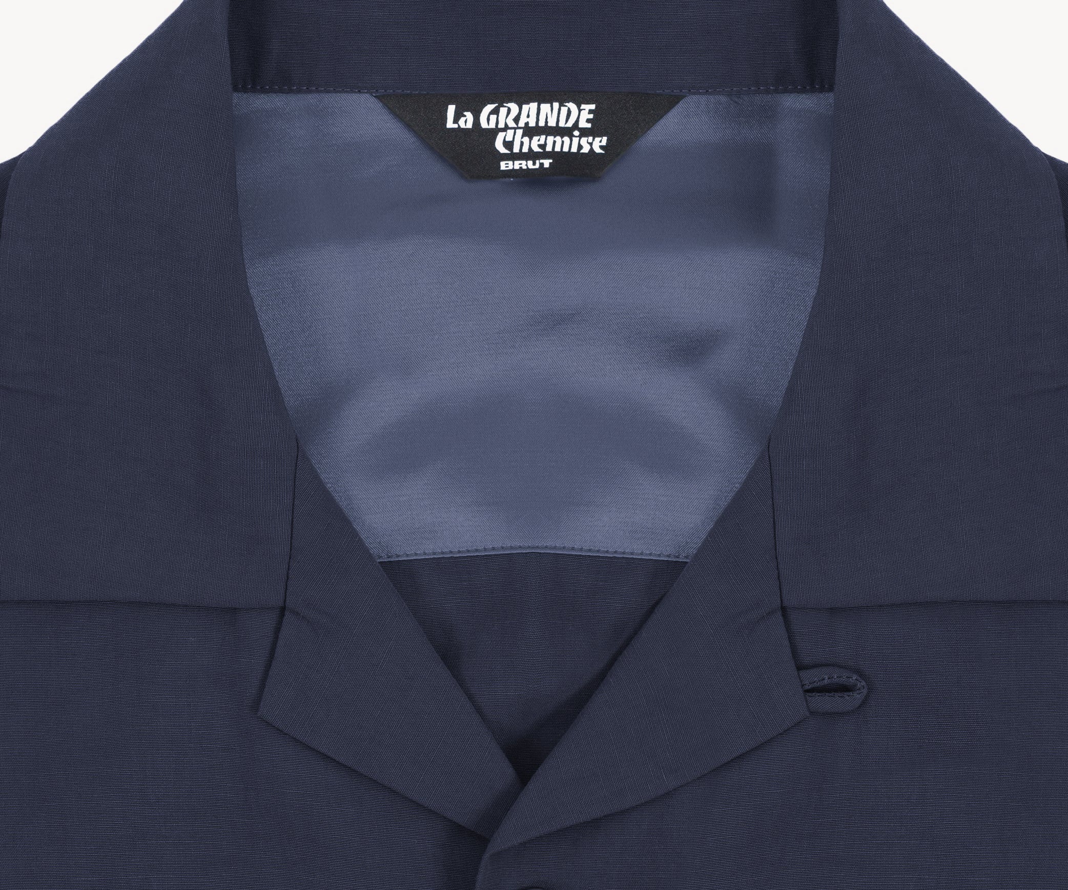 LA GRANDE CHEMISE Chemises X-SMALL / BLEU MARINE - BRUT Clothing