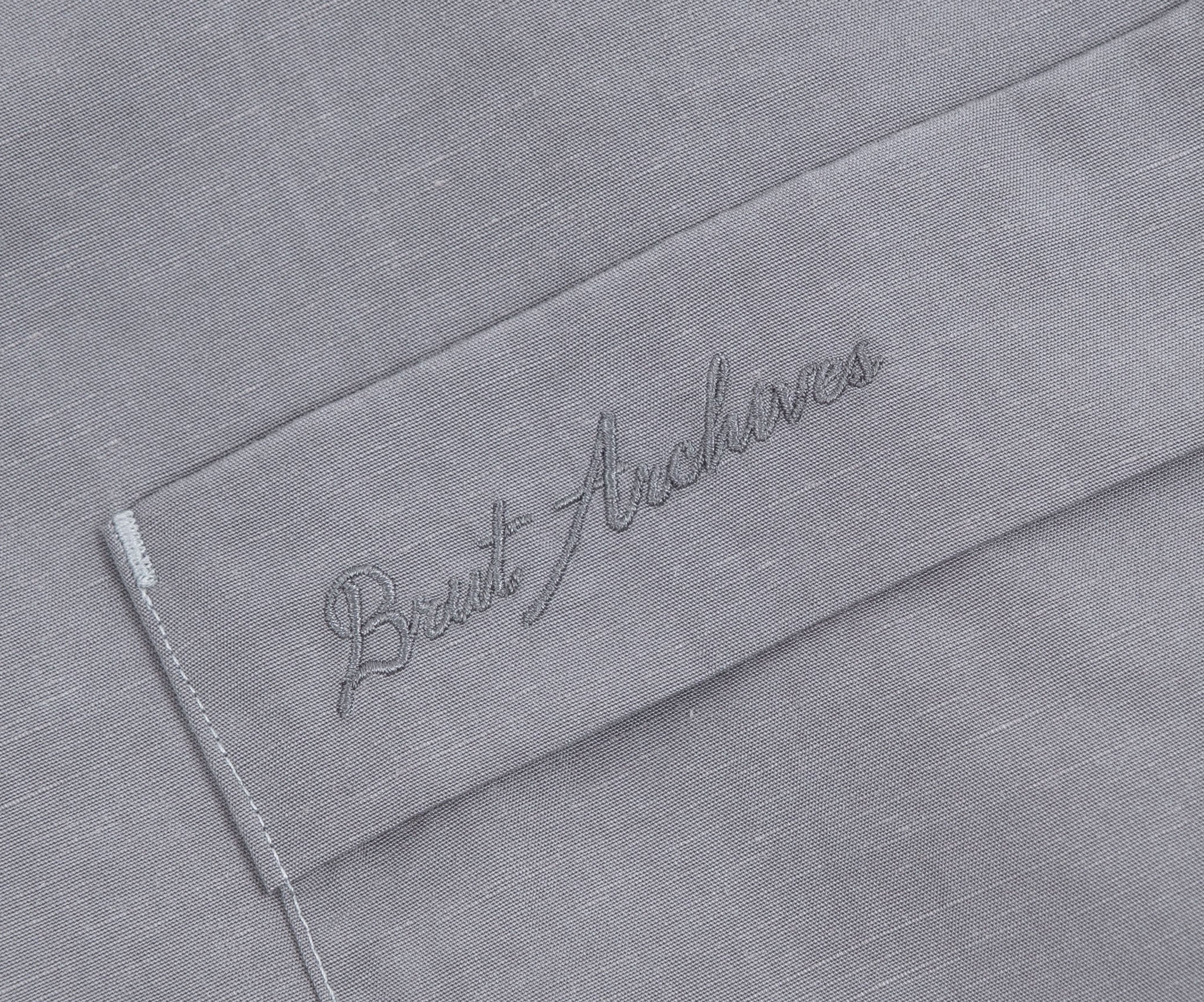 LA GRANDE CHEMISE Chemises X-SMALL / GRIS - BRUT Clothing