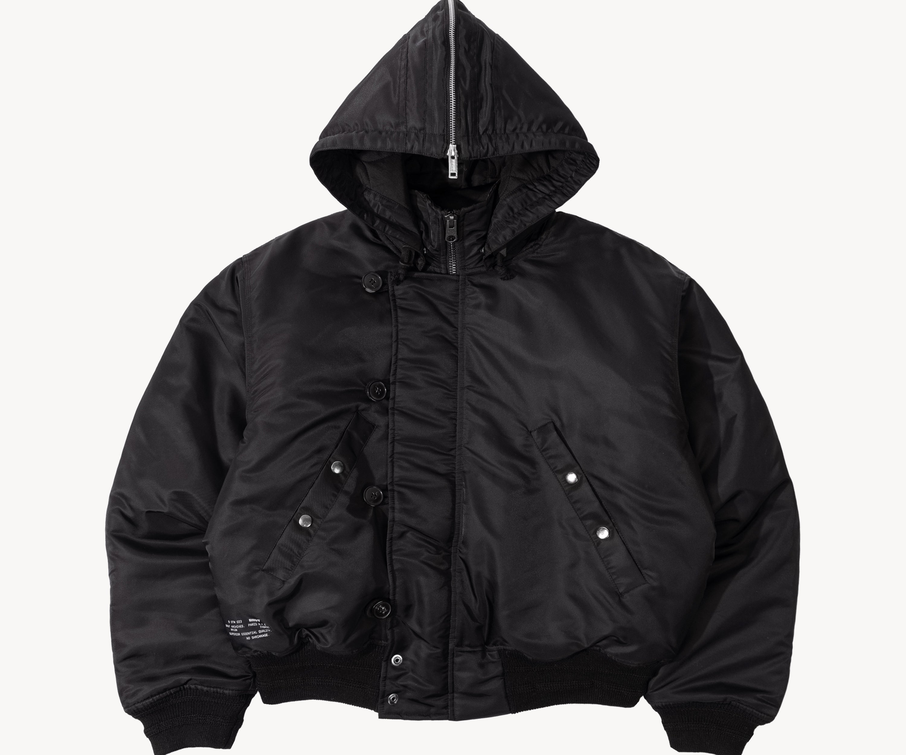 THE LUNAR BOMBER Manteaux et vestes TAILLE S / NOIR - BRUT Clothing