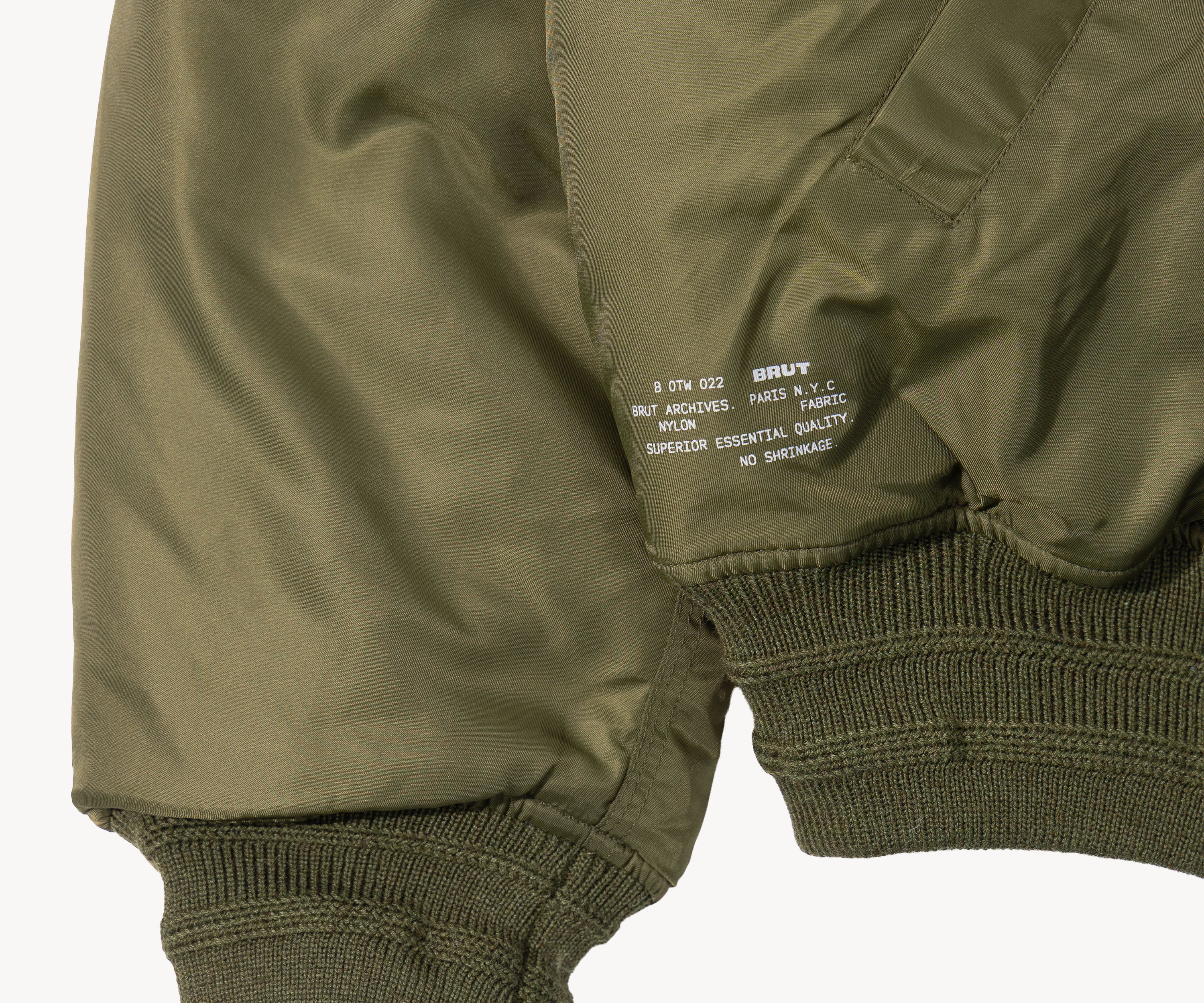 THE LUNAR BOMBER Manteaux et vestes TAILLE S / VERT - BRUT Clothing