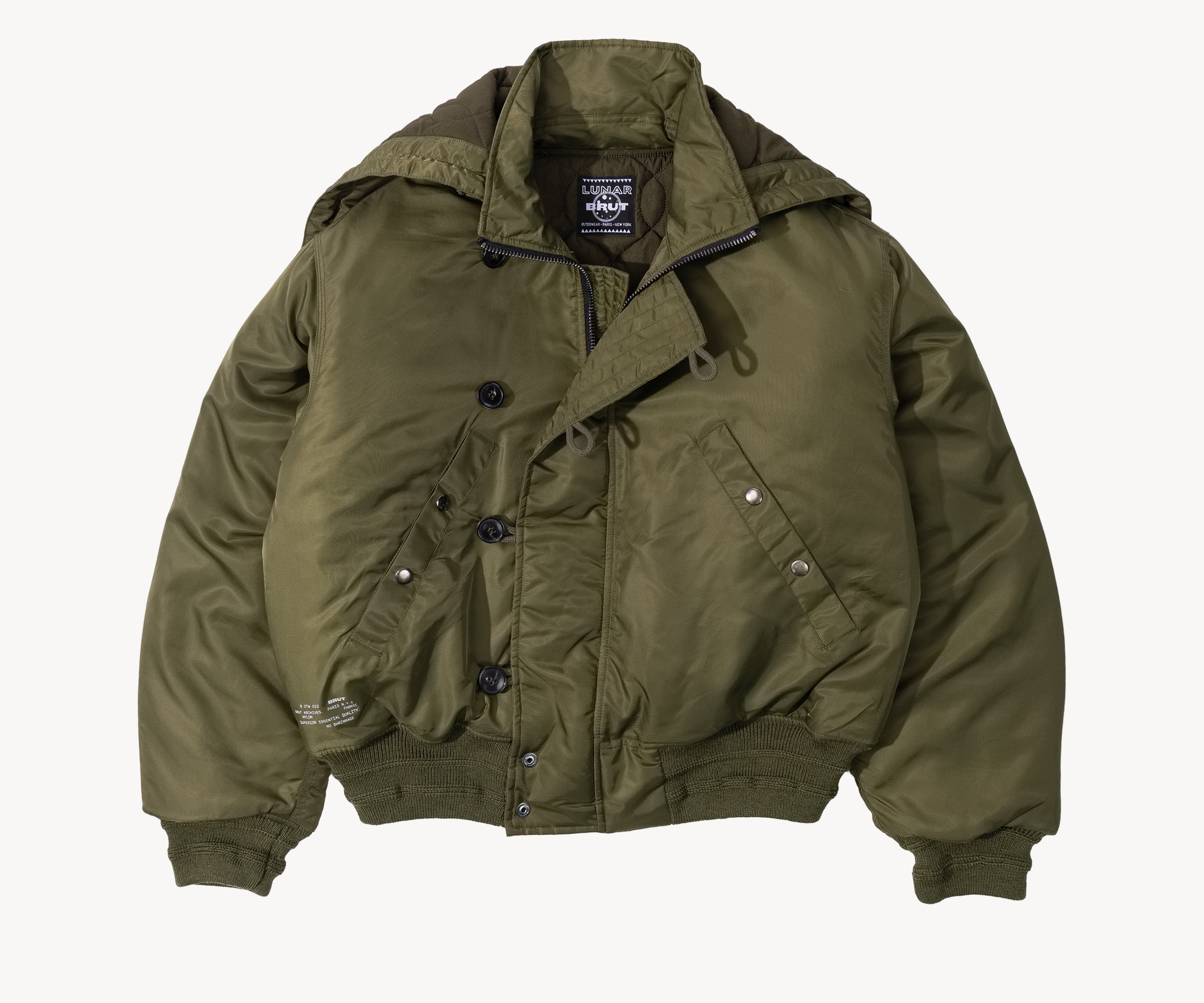 THE LUNAR BOMBER Manteaux et vestes TAILLE S / VERT - BRUT Clothing