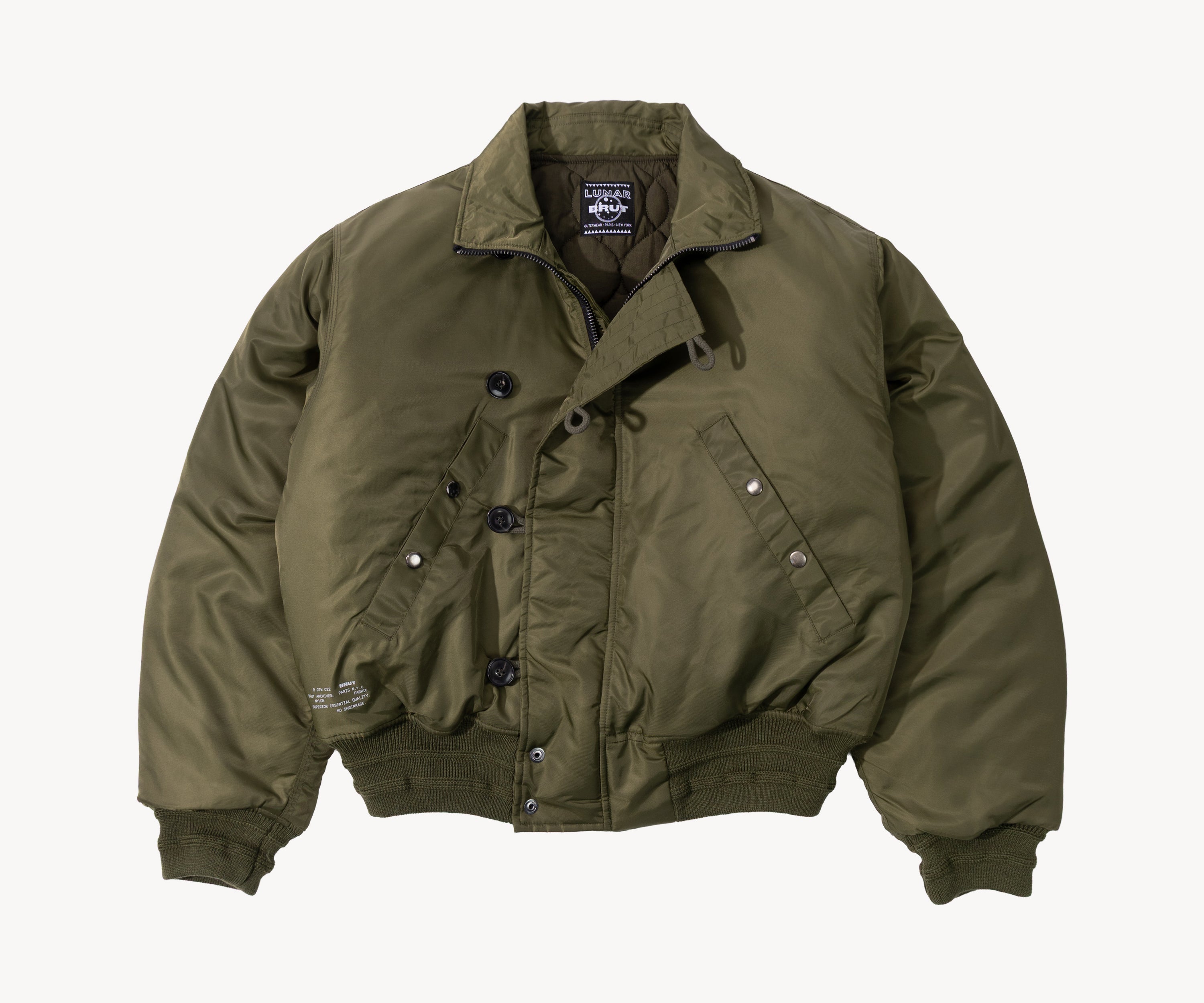 THE LUNAR BOMBER Manteaux et vestes TAILLE S / VERT - BRUT Clothing
