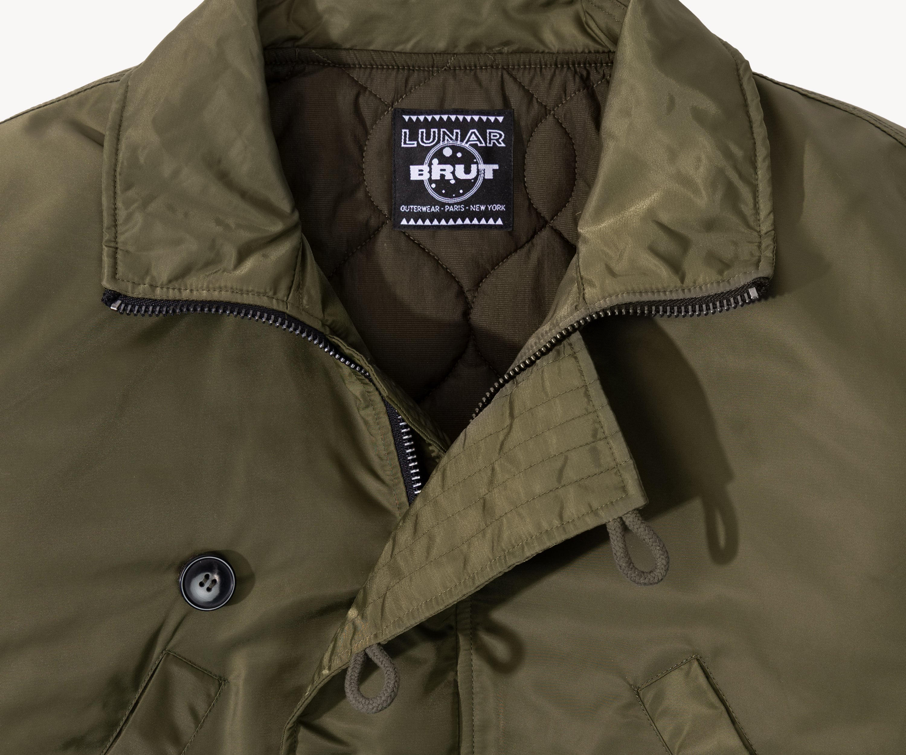 THE LUNAR BOMBER Manteaux et vestes TAILLE S / VERT - BRUT Clothing