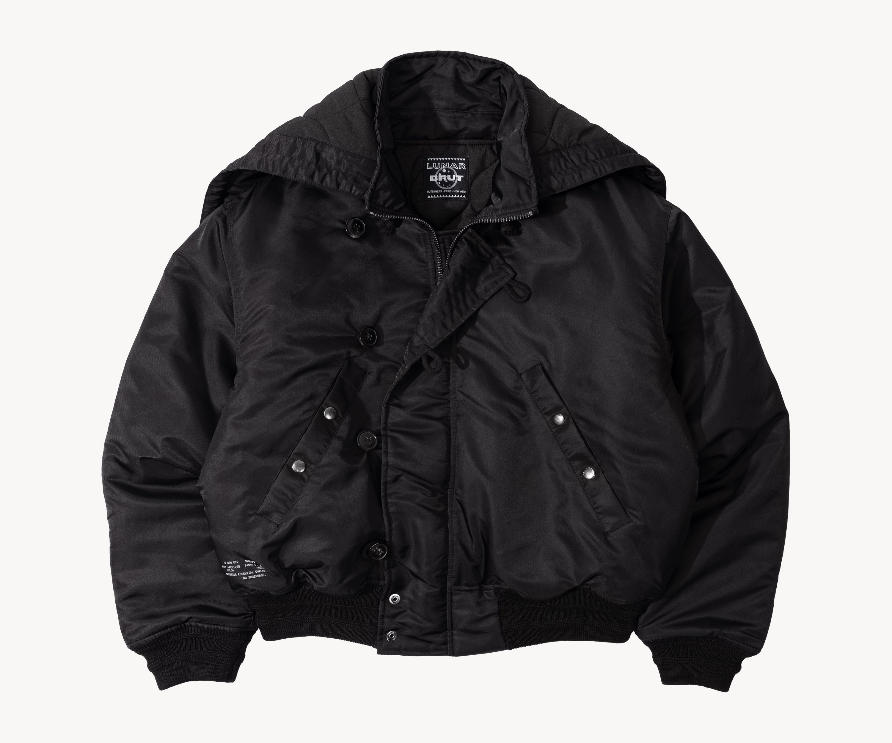 THE LUNAR BOMBER Manteaux et vestes TAILLE S / NOIR - BRUT Clothing