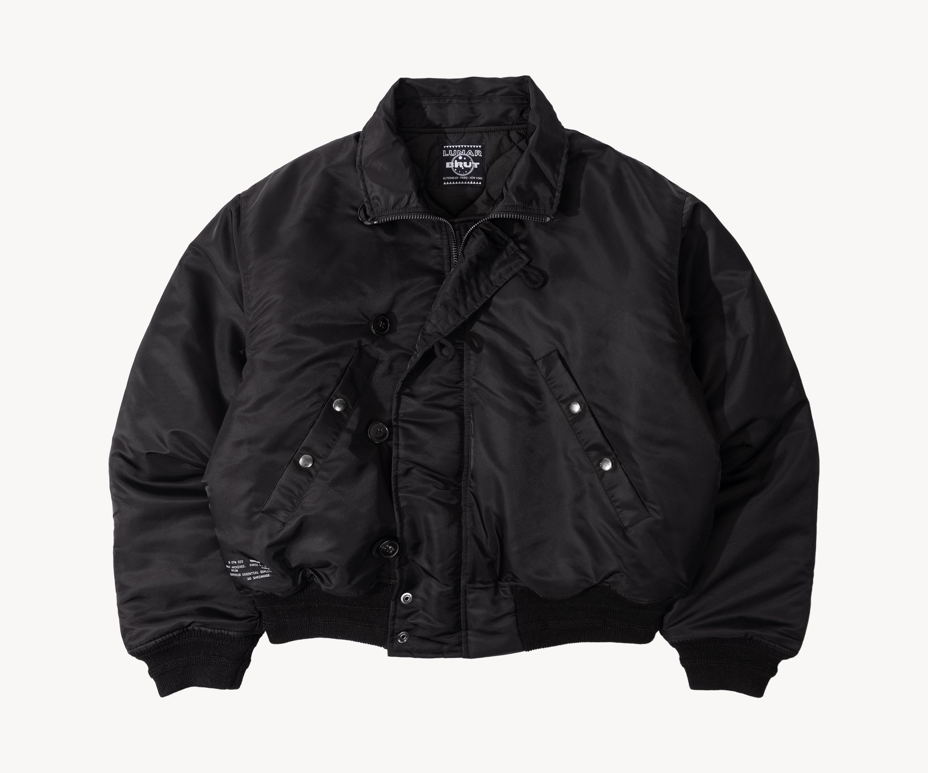THE LUNAR BOMBER Manteaux et vestes TAILLE S / NOIR - BRUT Clothing