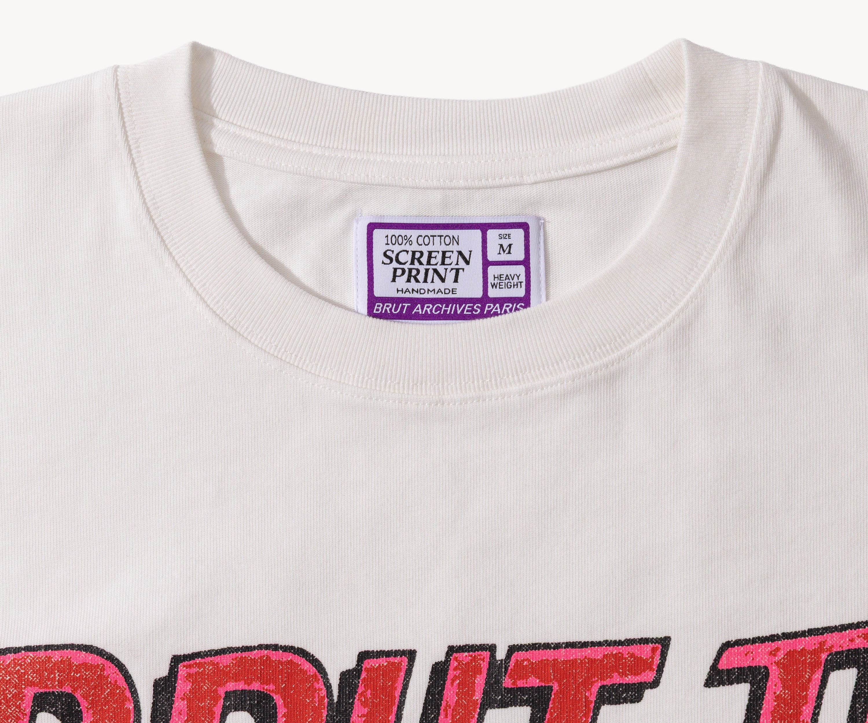THE MONSTER TRUCK TEE T-shirts taille XS / BLANC - BRUT Clothing