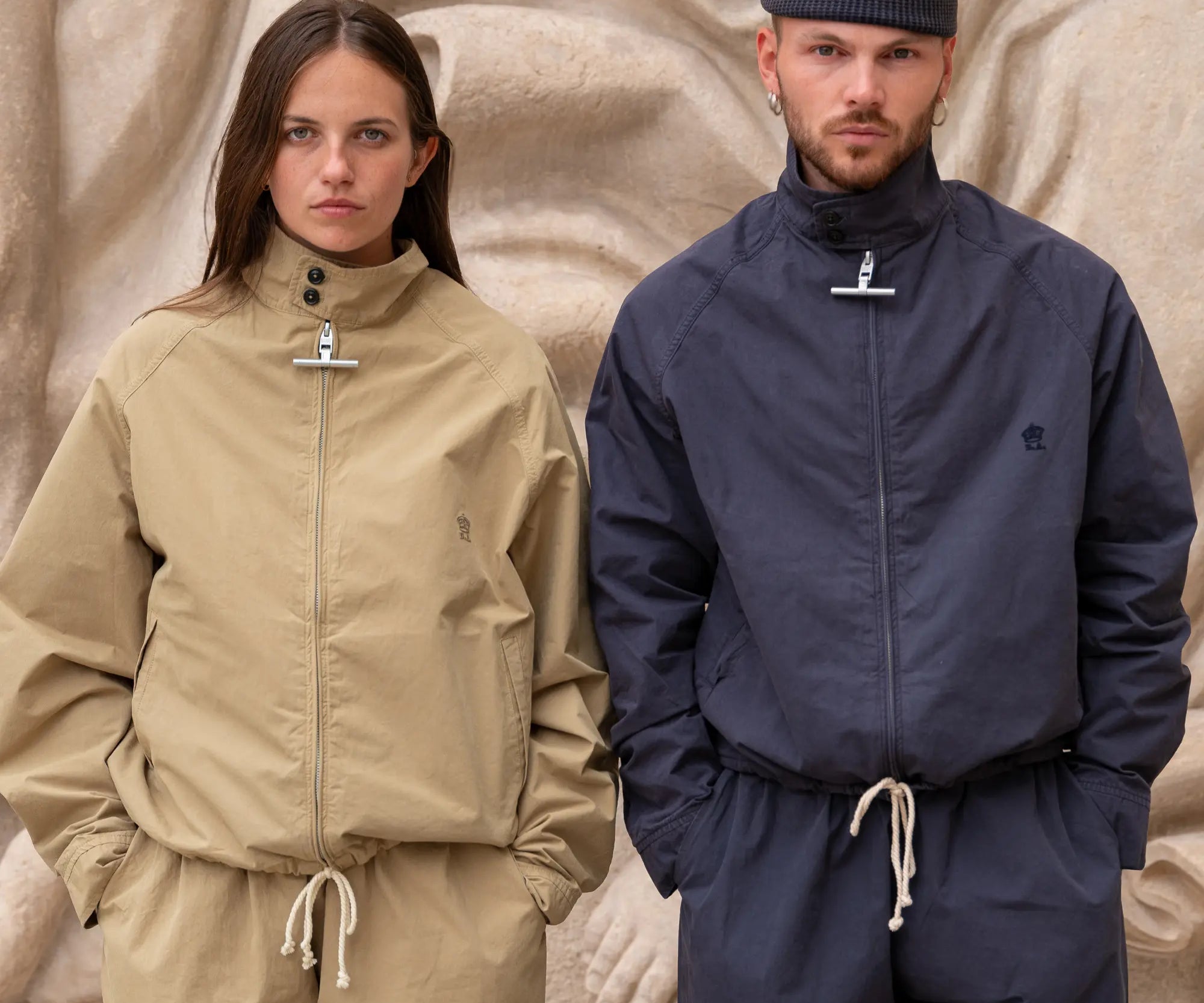 THE POPLIN PANTS Pants SMALL / BEIGE - BRUT Clothing