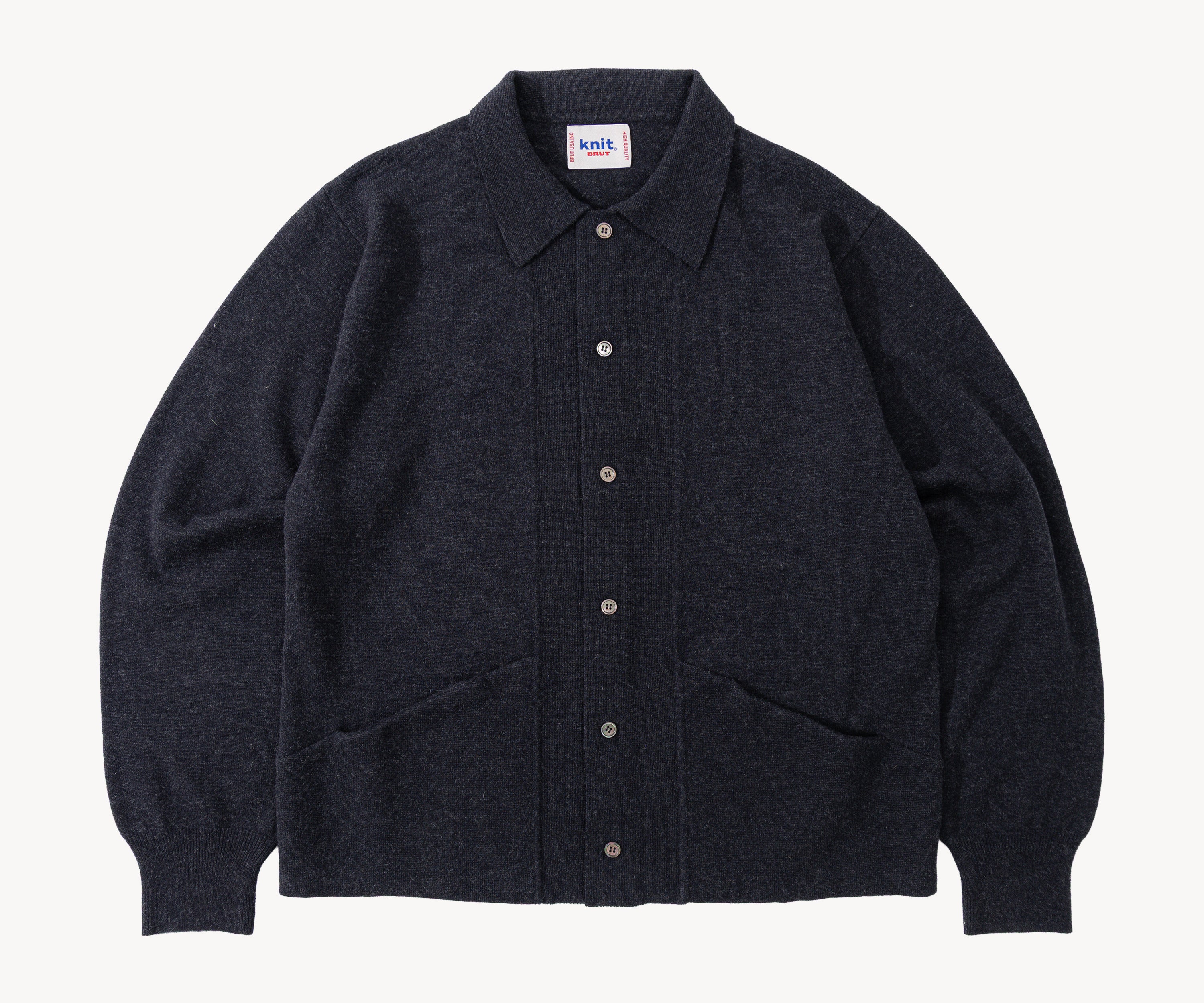 THE OLD SCHOOL POLO Pull X-SMALL / ANTHRACITE - BRUT Clothing