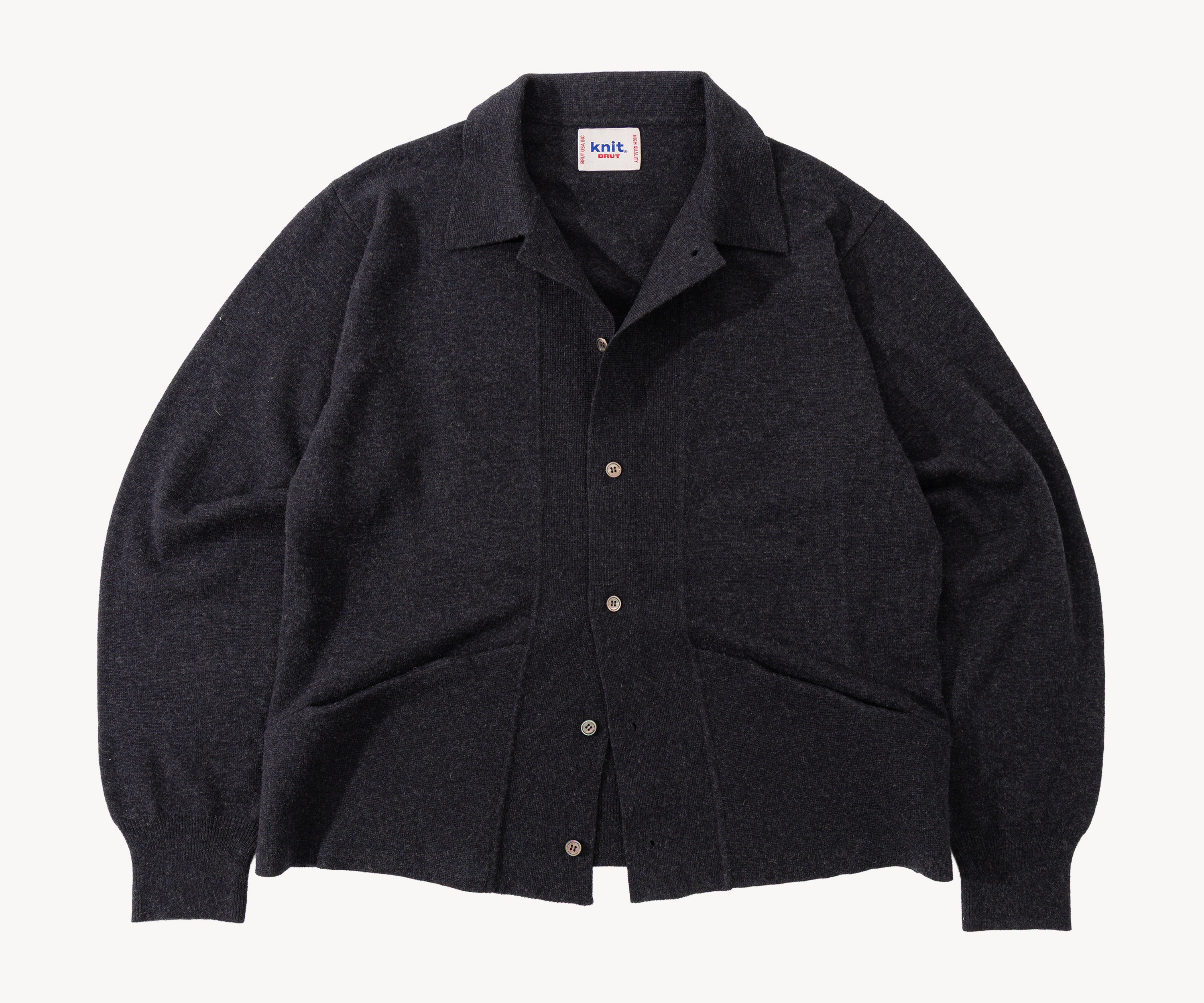 THE OLD SCHOOL POLO Pull X-SMALL / ANTHRACITE - BRUT Clothing