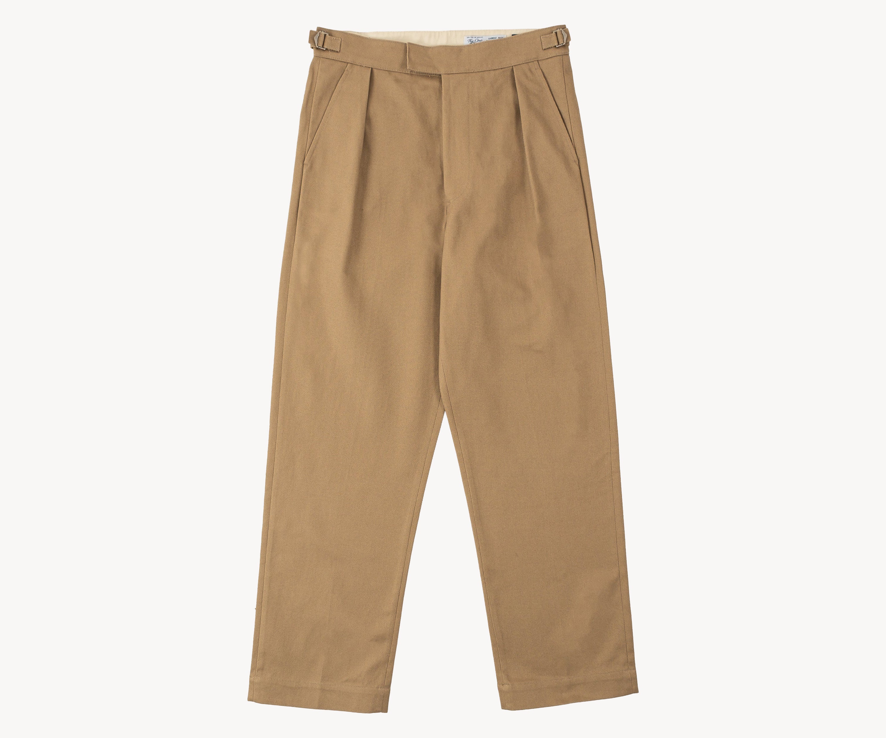 THE ONE PLEAT PANTS Taille US 26 / FR 36 / KAKI ÉPAIS - BRUT Clothing