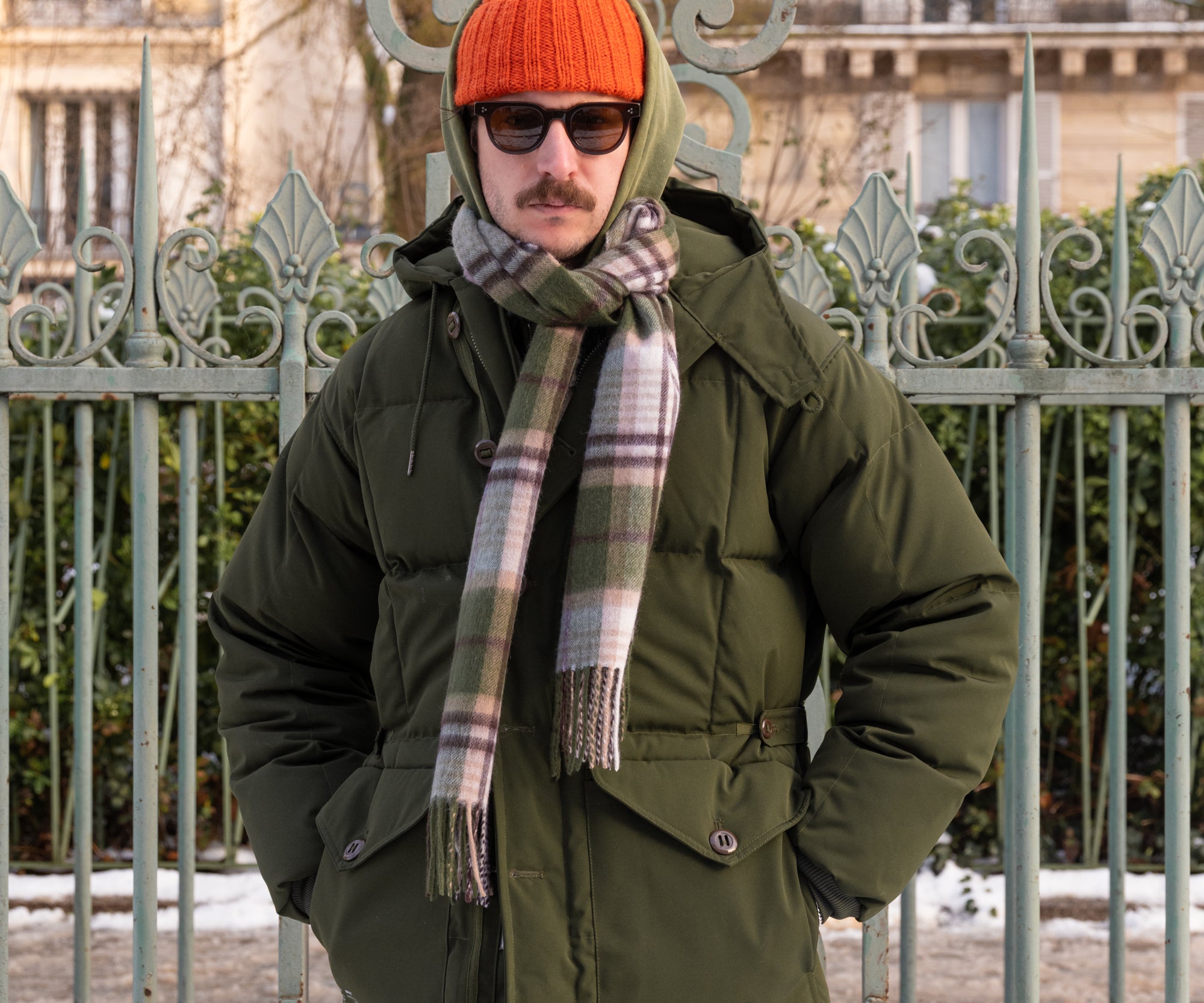 THE DOWN PARKA Manteaux et vestes X-SMALL / VERT OLIVE - BRUT Clothing