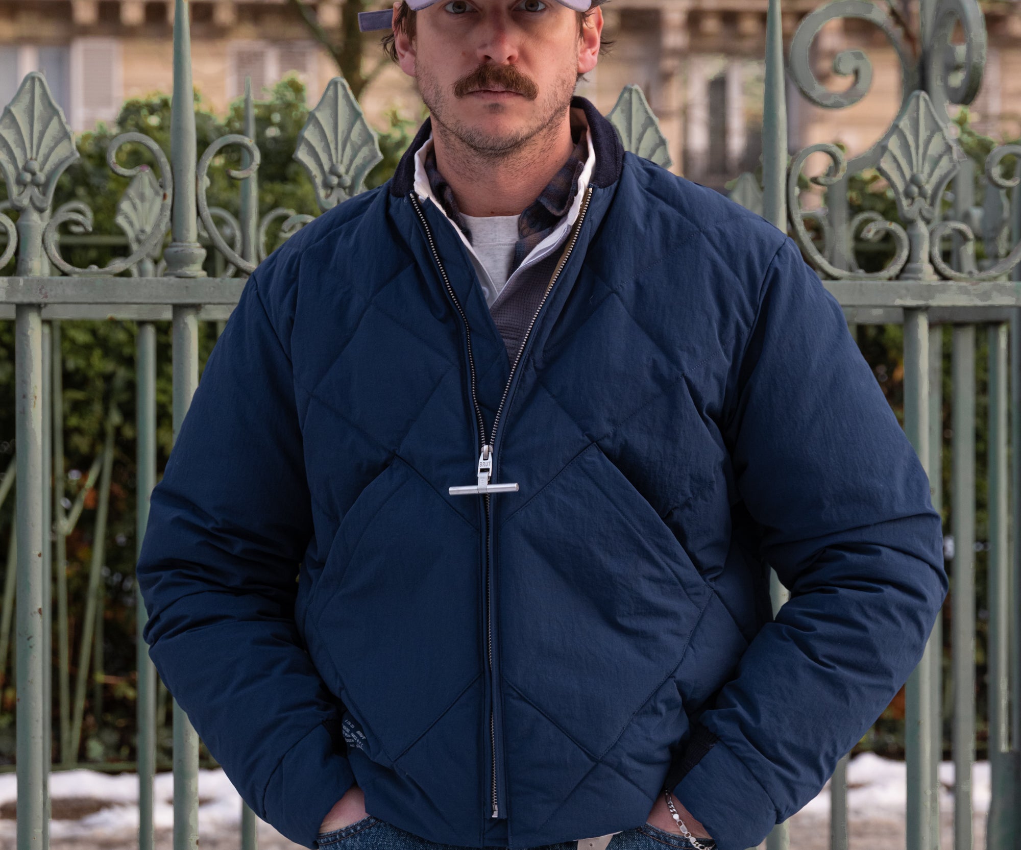 THE DOWN JACKET Manteaux et vestes X-SMALL / BLEU MARINE - BRUT Clothing