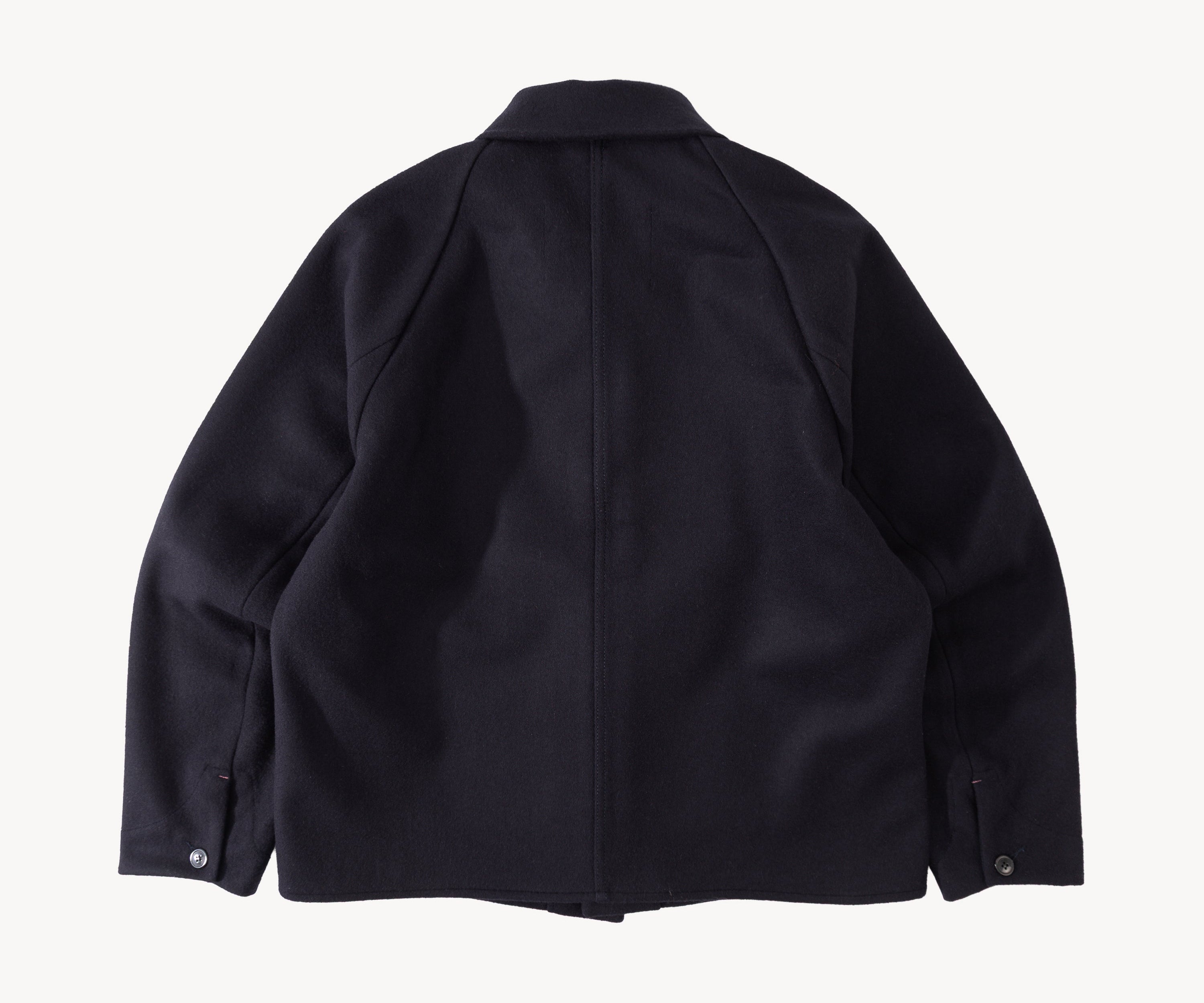 REWORK® WOOL PAINTER JACKET Coats & Jackets SMALL / NAVY - BRUT Clothing