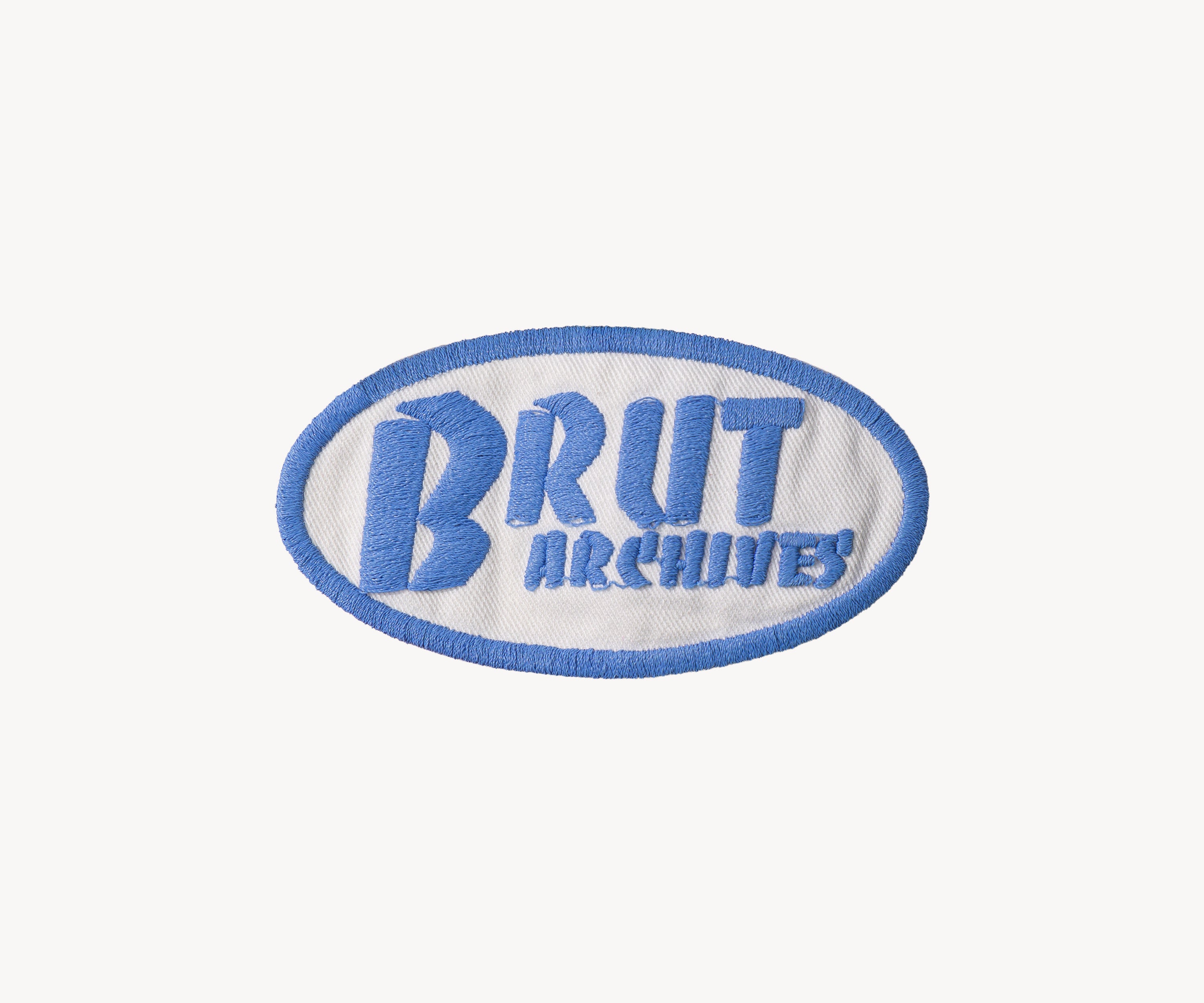 BRUT ARCHIVES STATION PATCH - Accessoires BLEU / TAILLE UNIQUE - BRUT Clothing