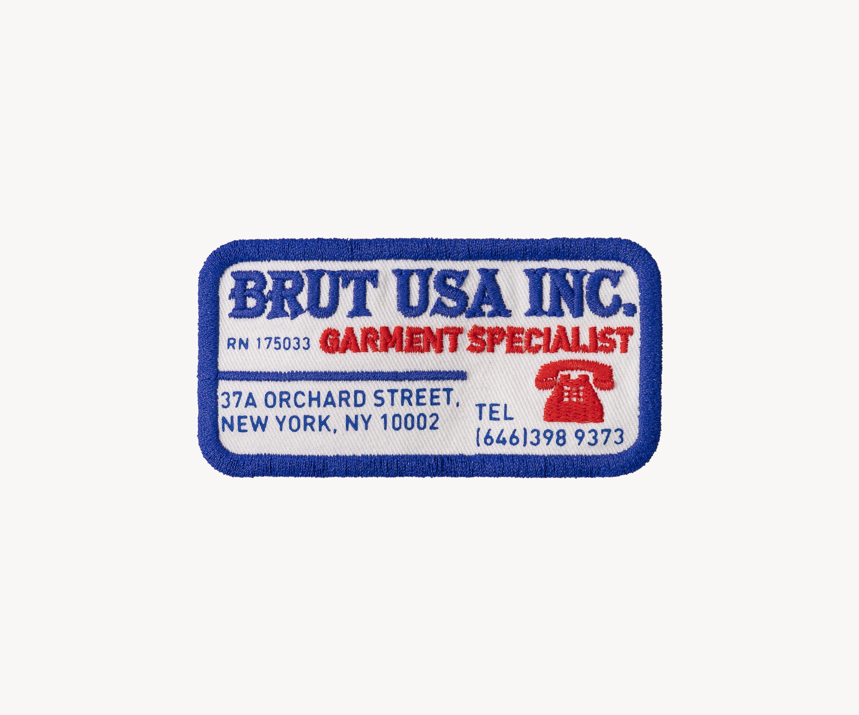 BRUT ARCHIVES UNIFORMS PATCH Accessories BLUE / ONE SIZE - BRUT Clothing