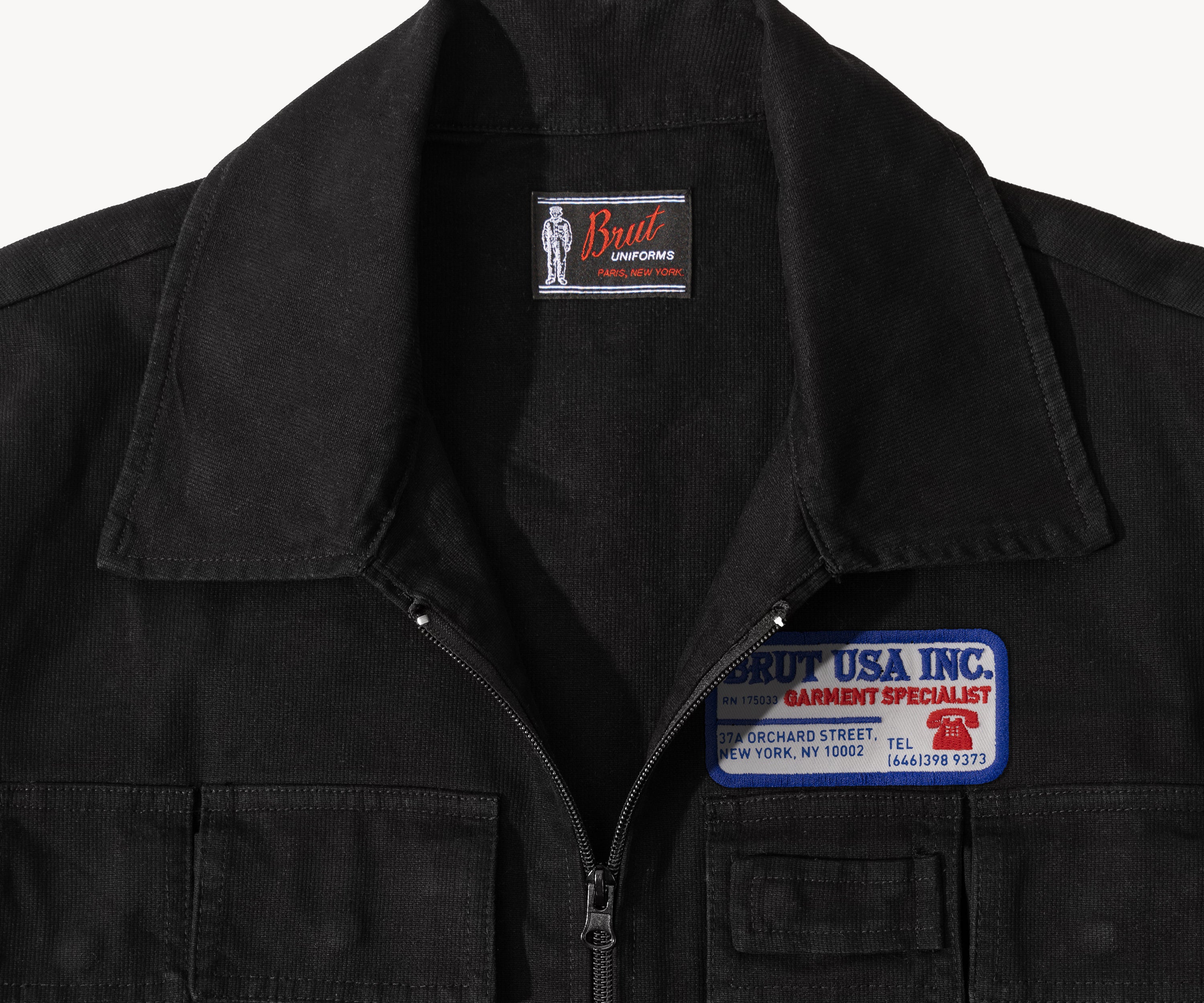 THE REEL JACKET Manteaux et vestes XS / NOIR - BRUT Clothing