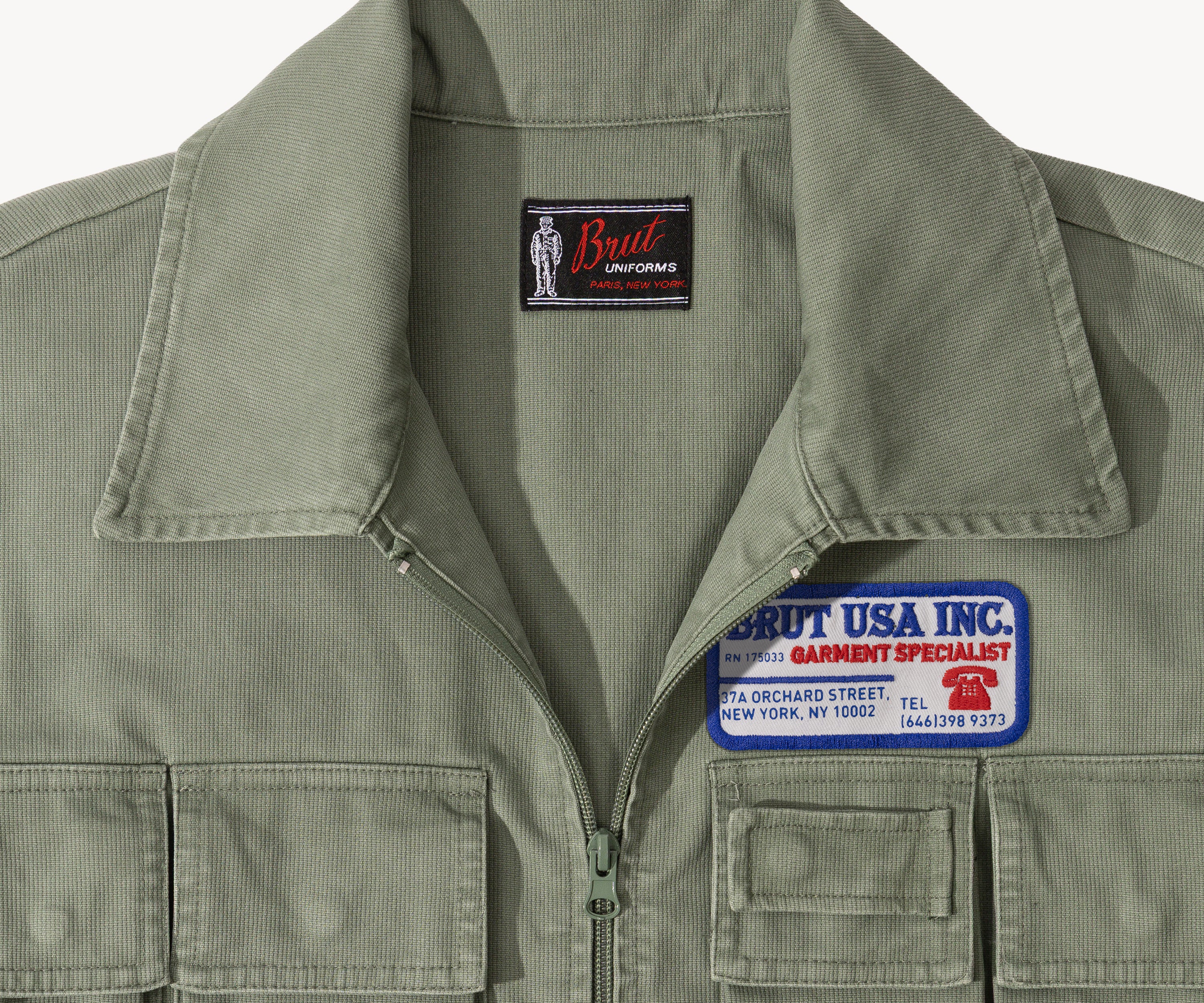 THE REEL JACKET Coats & Jackets X-SMALL / SLATE GREEN - BRUT Clothing