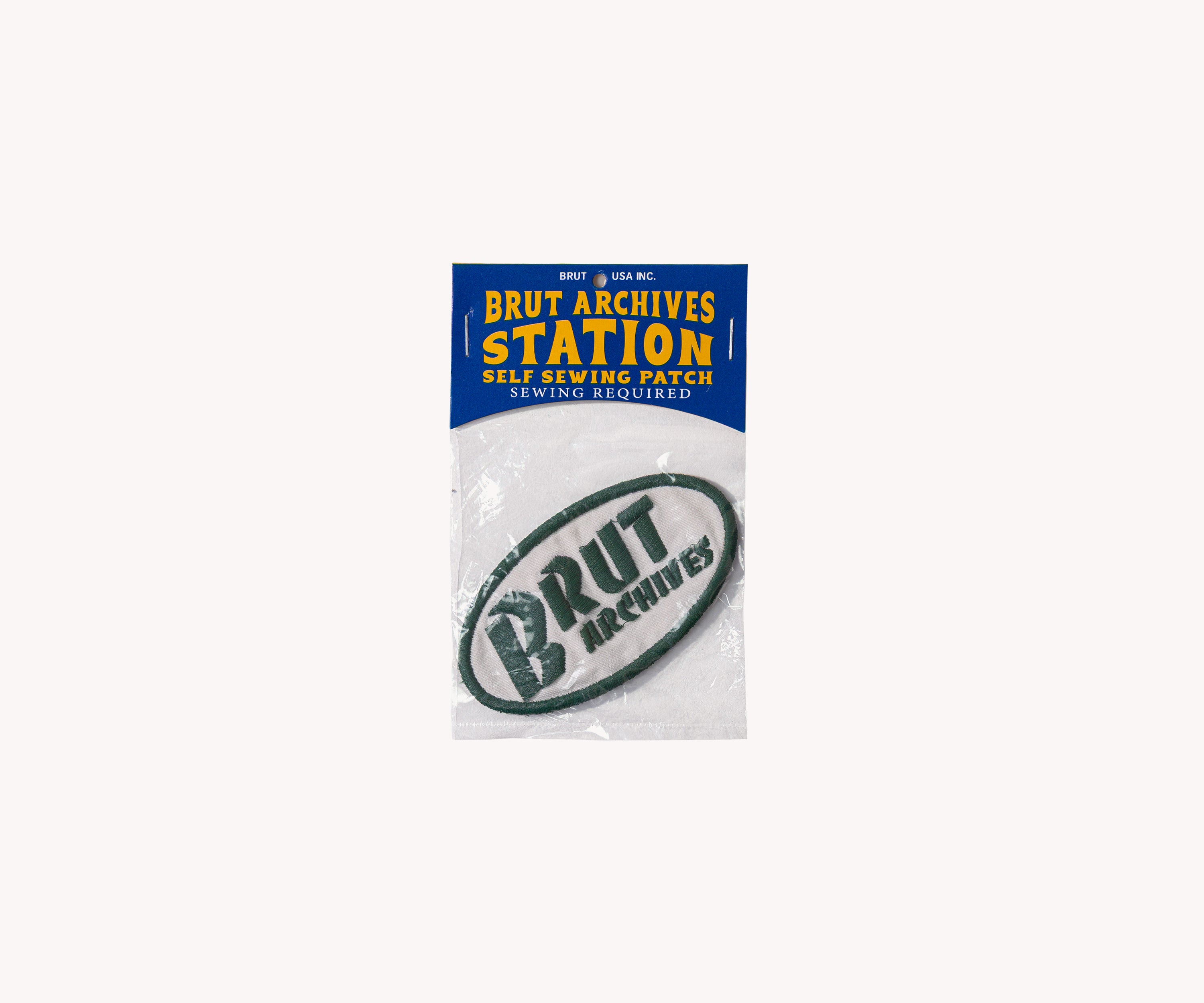 BRUT ARCHIVES STATION PATCH - Accessoires VERT / TAILLE UNIQUE - BRUT Clothing