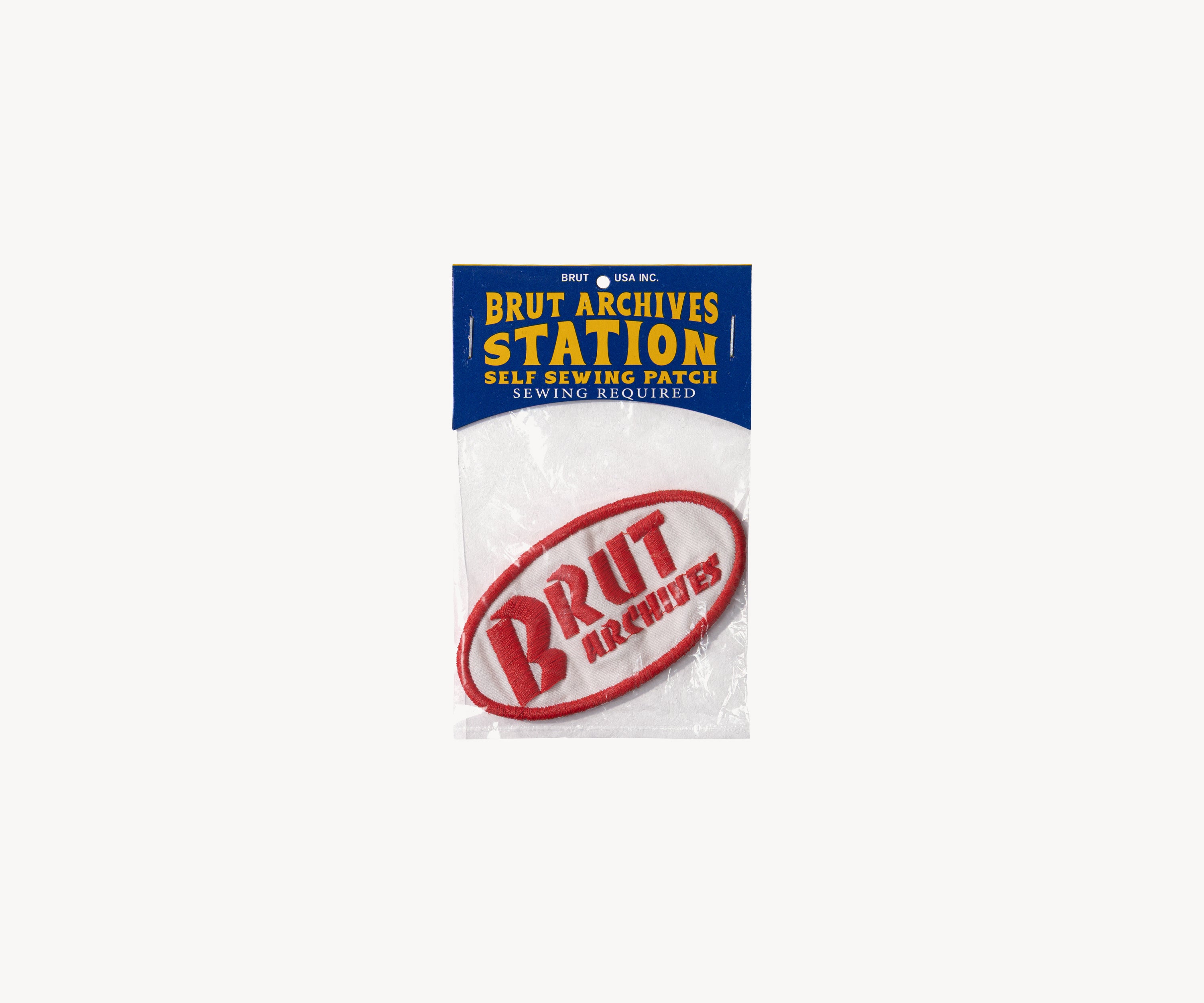 PATCH BRUT ARCHIVES STATION Accessoires ROUGE / TAILLE UNIQUE - BRUT Clothing
