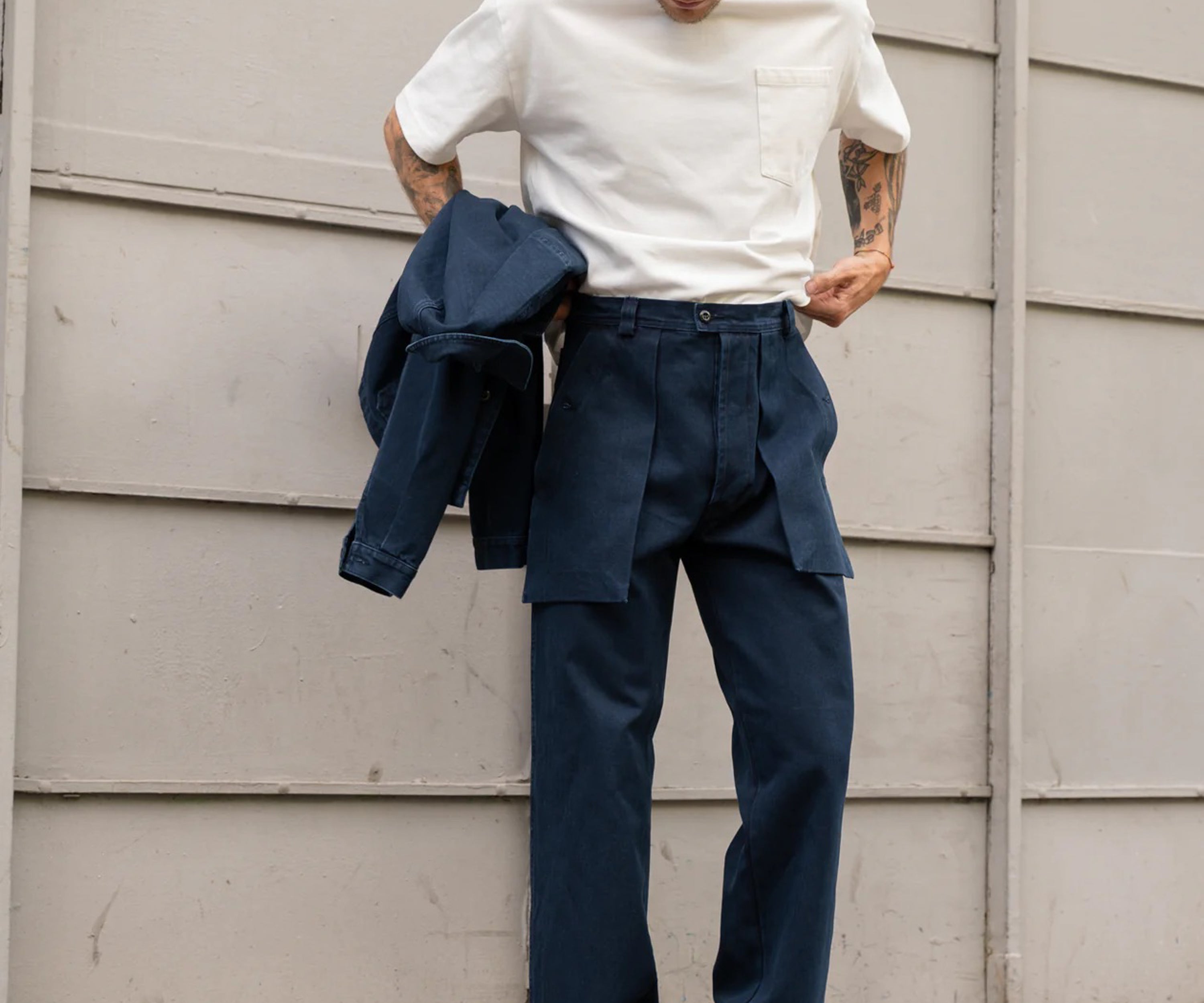 REWORK® INDIGO ATELIER PANTS US28 / FR38 / INDIGO - BRUT Clothing