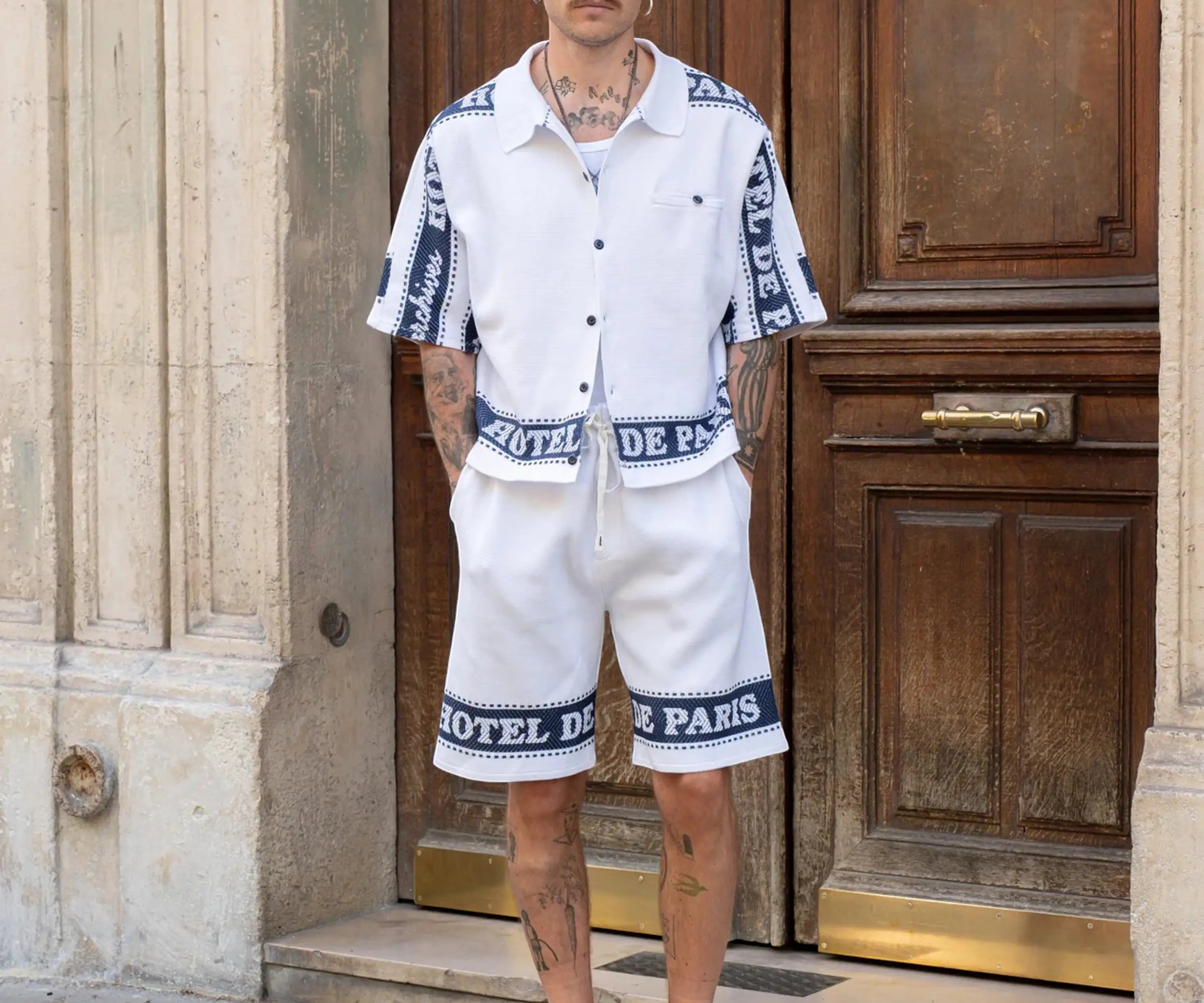 HÔTEL DE PARIS SHORT Shorts SMALL / WHITE - BRUT Clothing