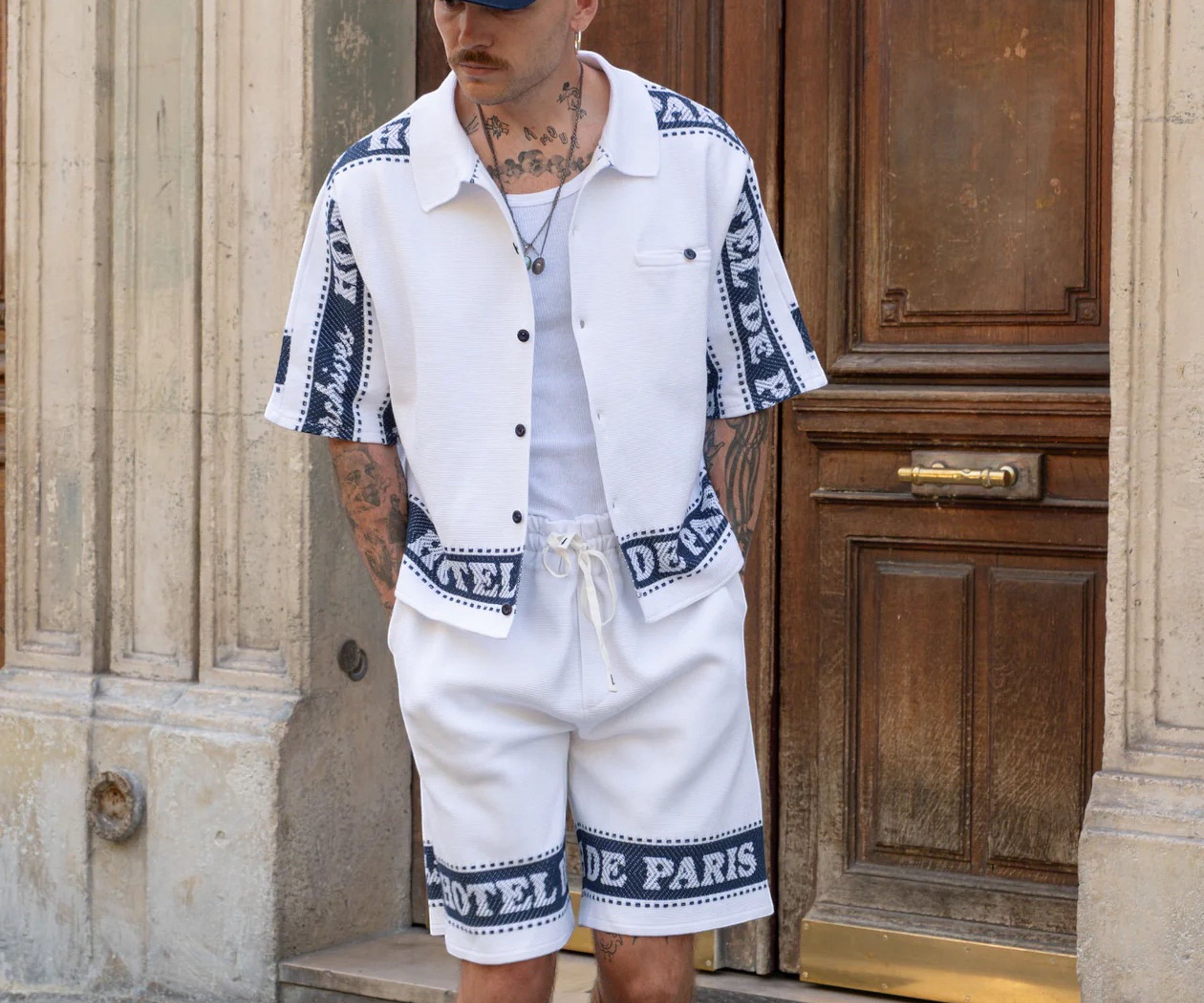 HÔTEL DE PARIS SHORT Shorts SMALL / WHITE - BRUT Clothing