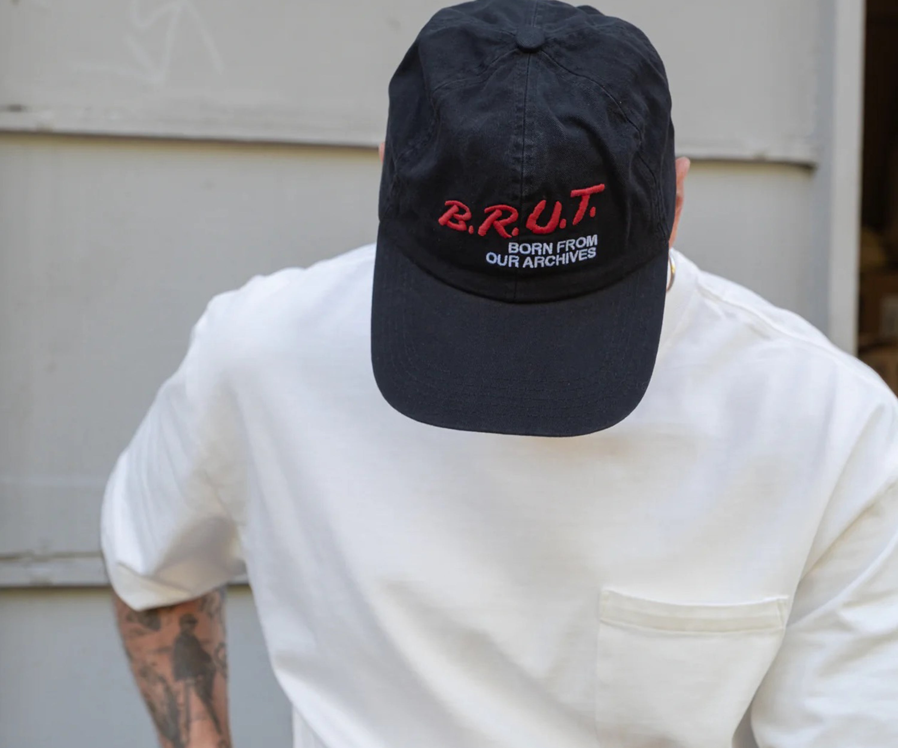 BRUT ARCHIVES CAP Casquettes et chapeaux NOIR - BRUT Clothing