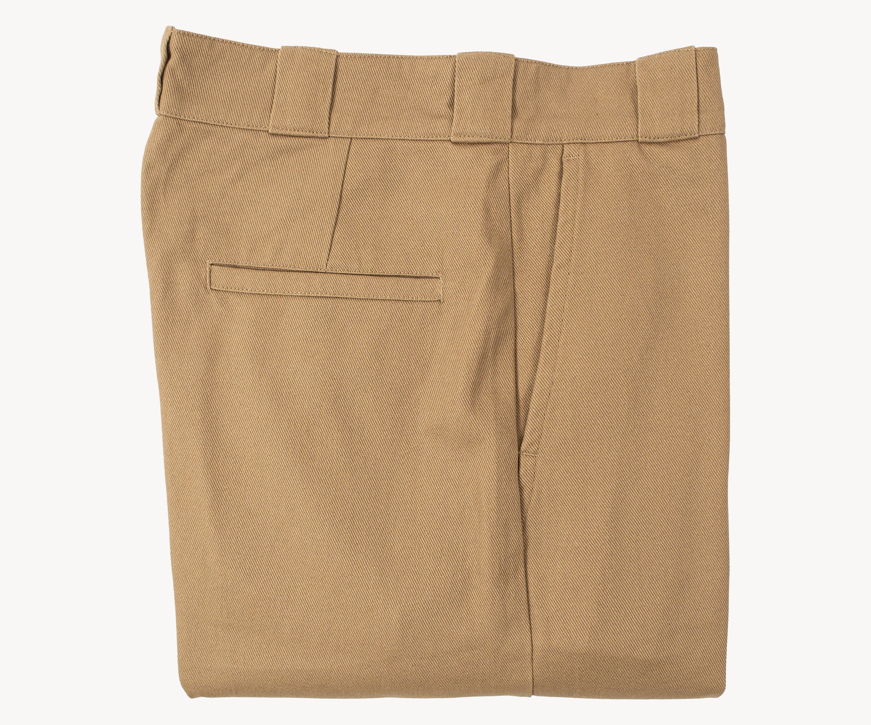 THE PLAIN FRONT PANTS Pants US26 / FR36 / KHAKI HEAVY WEIGHT - BRUT Clothing